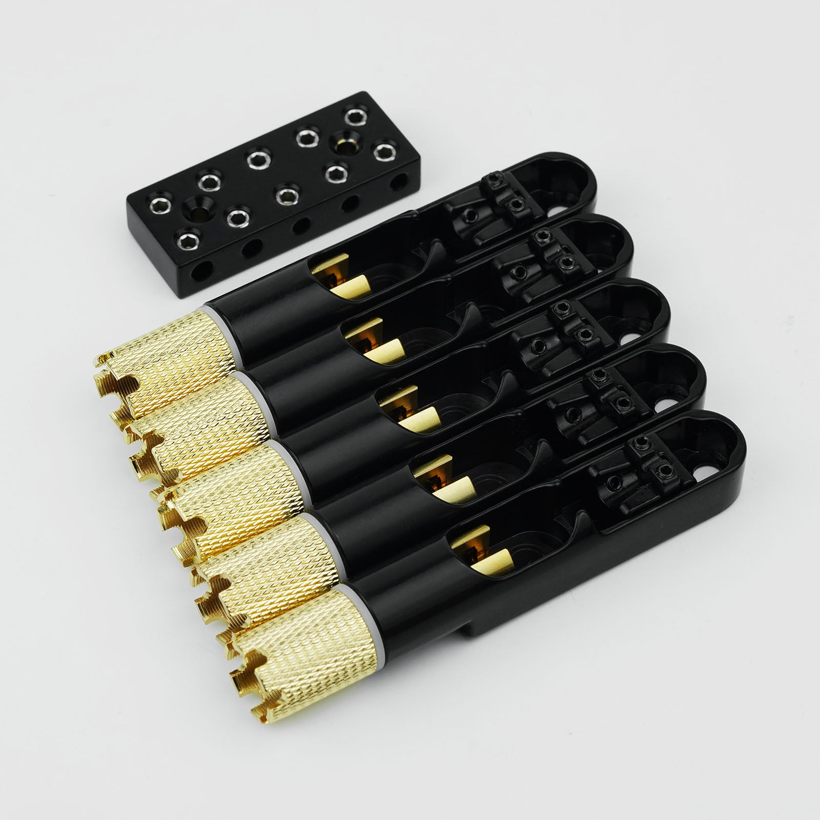 Electric Bass Bridge Stainless Steel Single String Fan Bridge Guyker