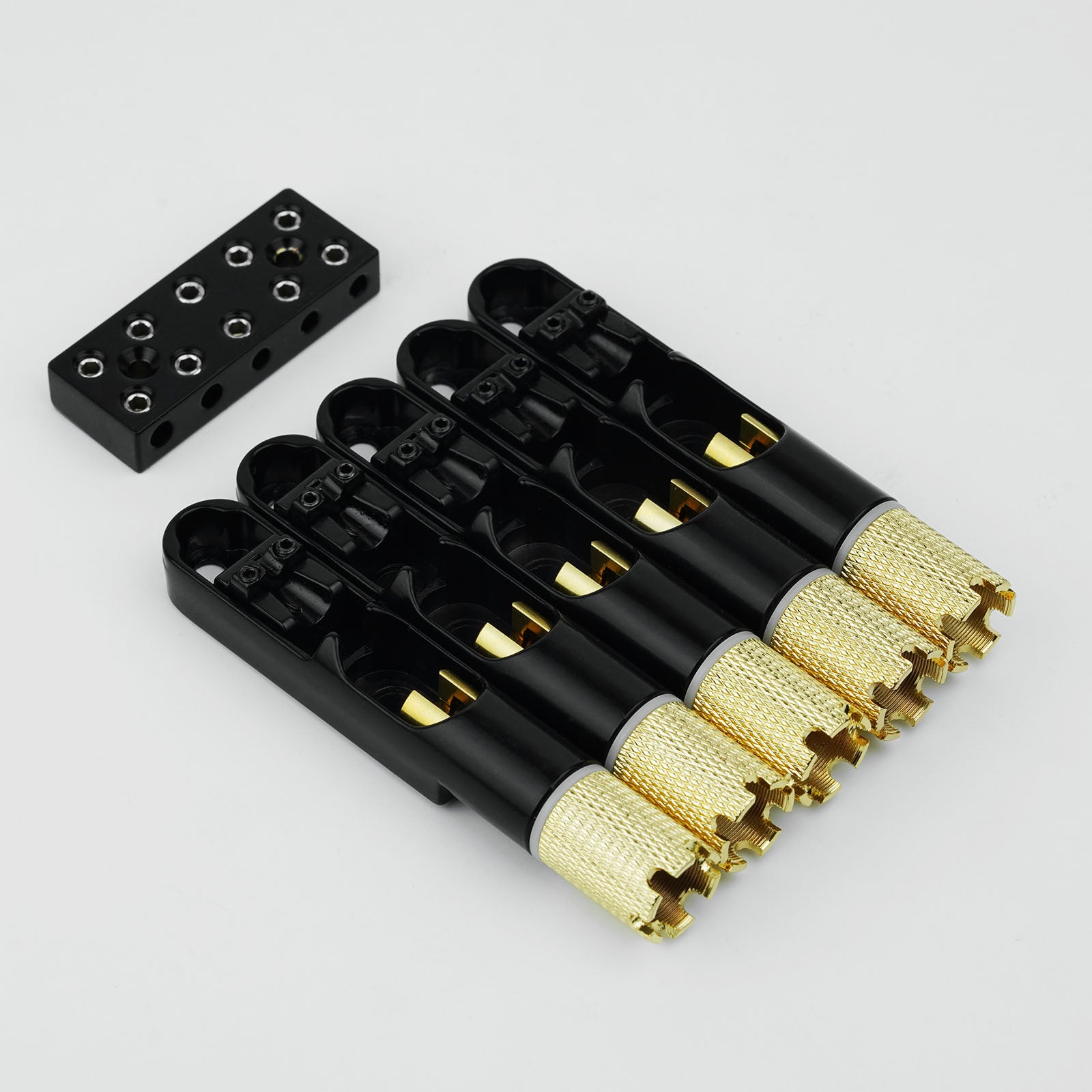 Electric Bass Bridge Stainless Steel Single String Fan Bridge Guyker