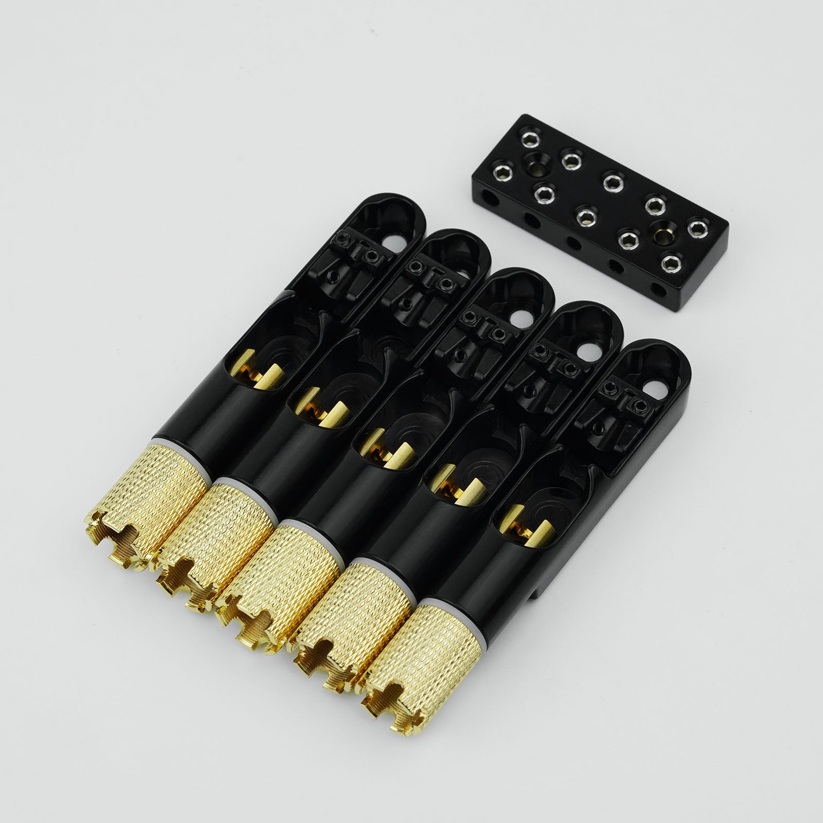 Electric Bass Bridge Stainless Steel Single String Fan Bridge Guyker
