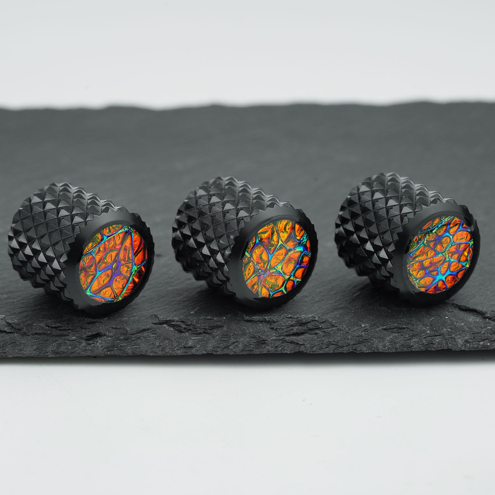 Electric Guitar/Bass Control Knob – Aluminum Alloy with Abalone Top | Guyker