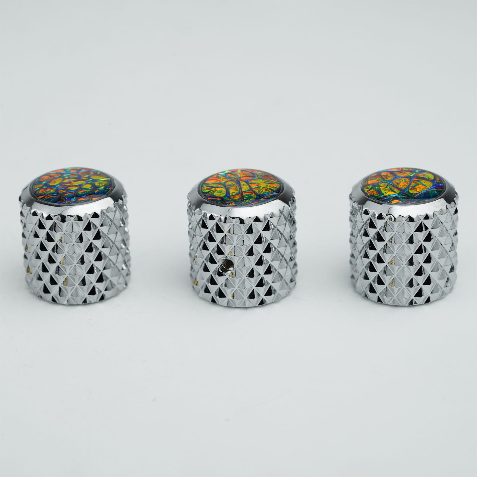 Electric Guitar/Bass Control Knob – Aluminum Alloy with Abalone Top | Guyker