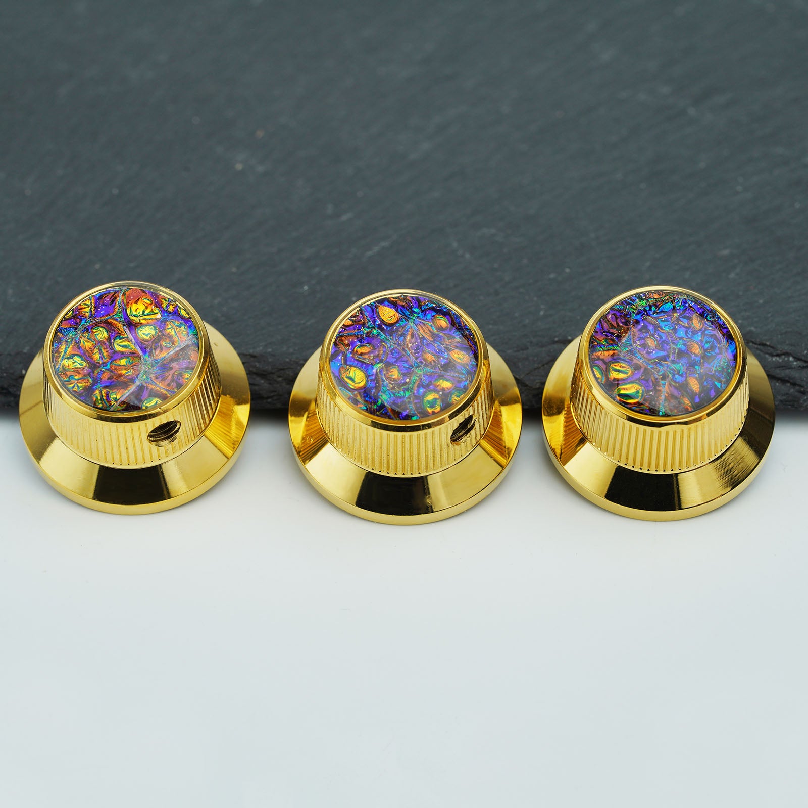 Electric Guitar/Bass Metal Control Knob with Decorative Top | Guyker