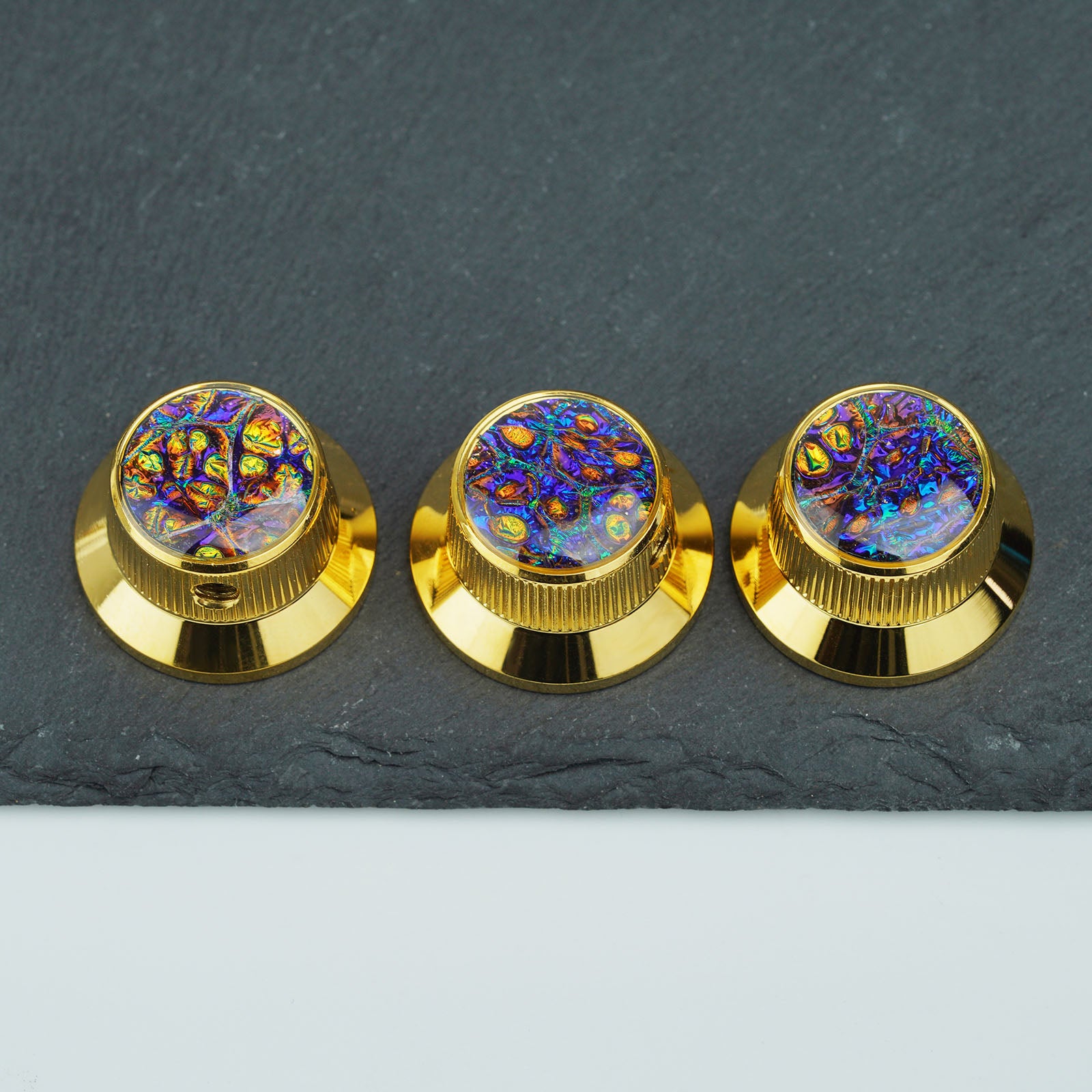 Electric Guitar/Bass Metal Control Knob with Decorative Top | Guyker