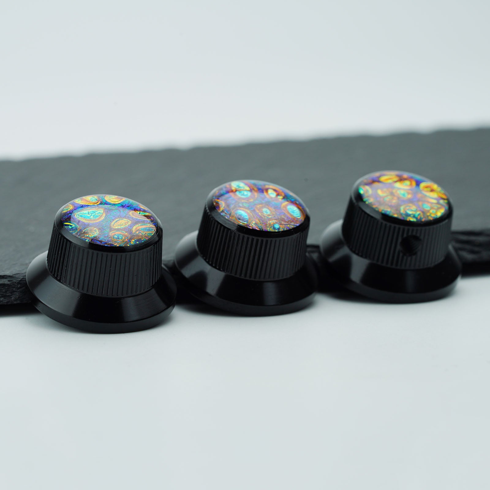 Electric Guitar/Bass Metal Control Knob with Decorative Top | Guyker