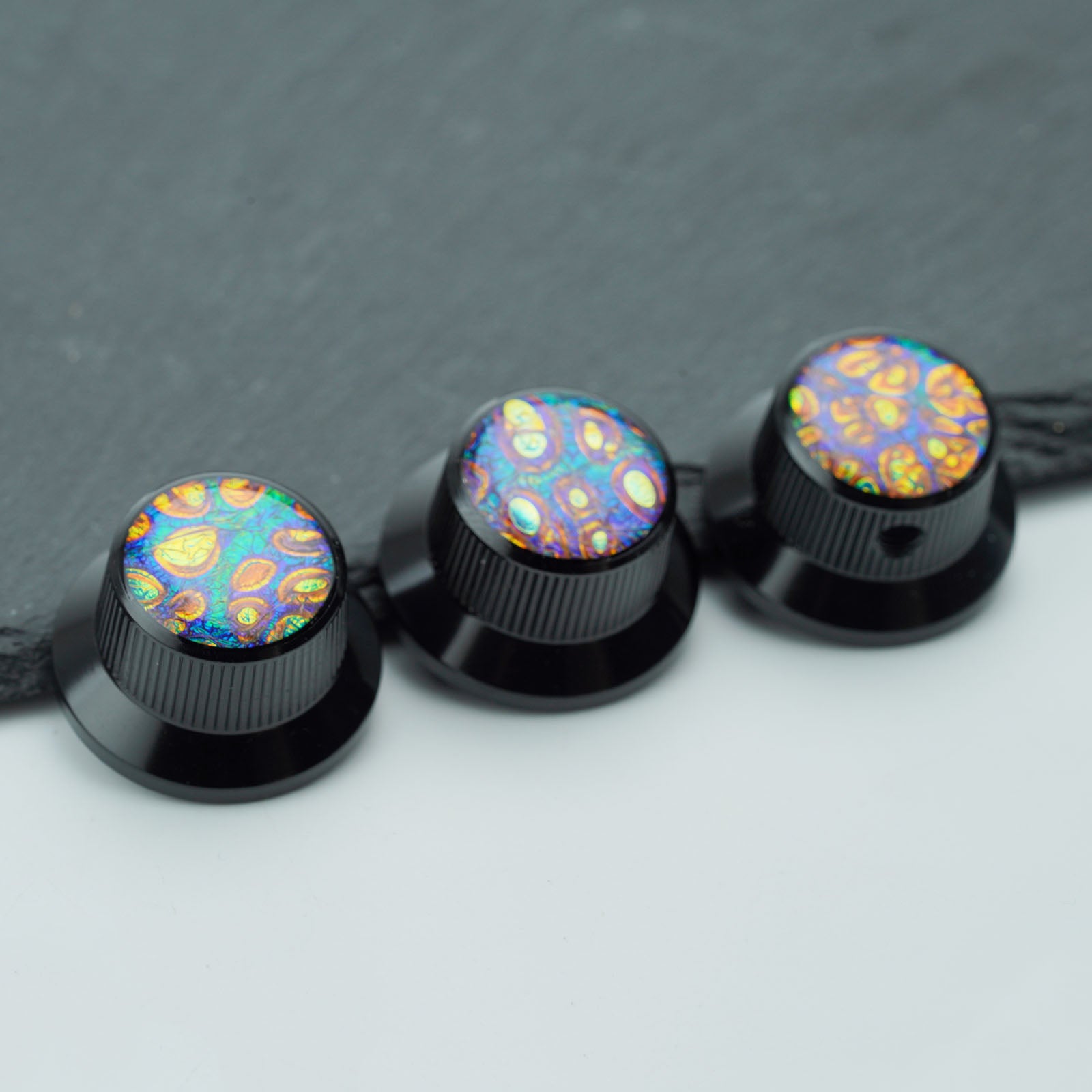 Electric Guitar/Bass Metal Control Knob with Decorative Top | Guyker