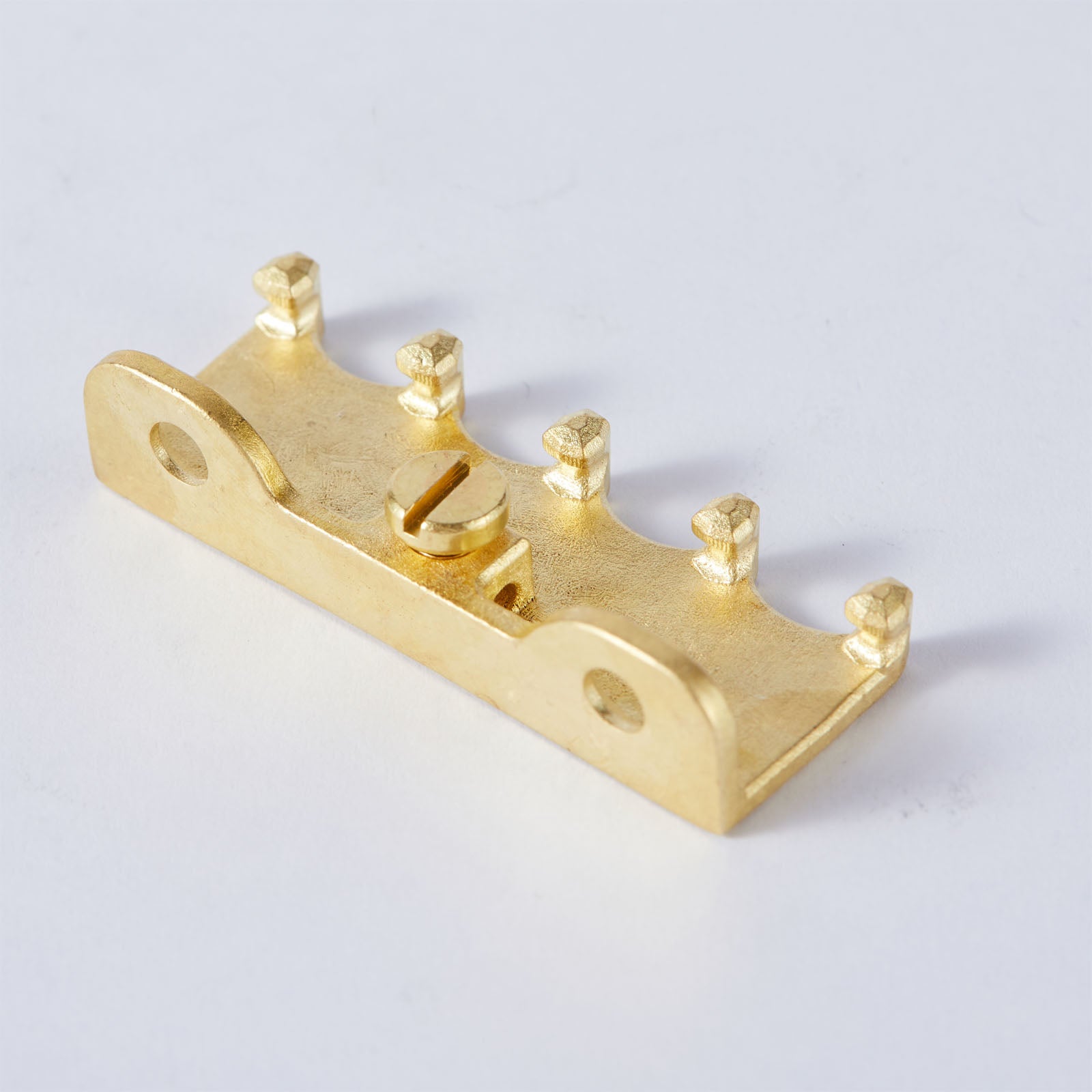 Electric Guitar Tremolo Bridge Spring Claw Full Solid Brass Hook With Screw Guyker
