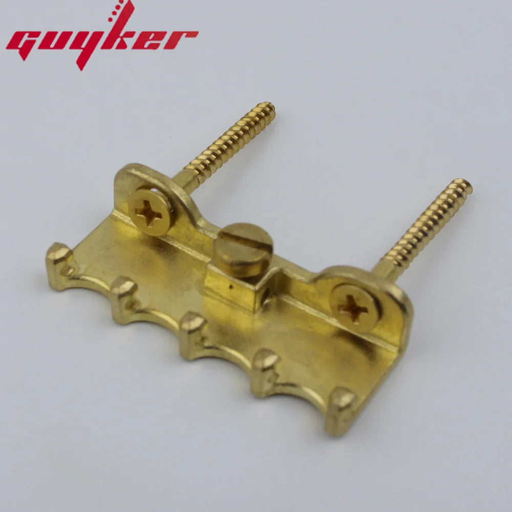 Electric Guitar Tremolo Bridge Spring Claw Full Solid Brass Hook With Screw Guyker