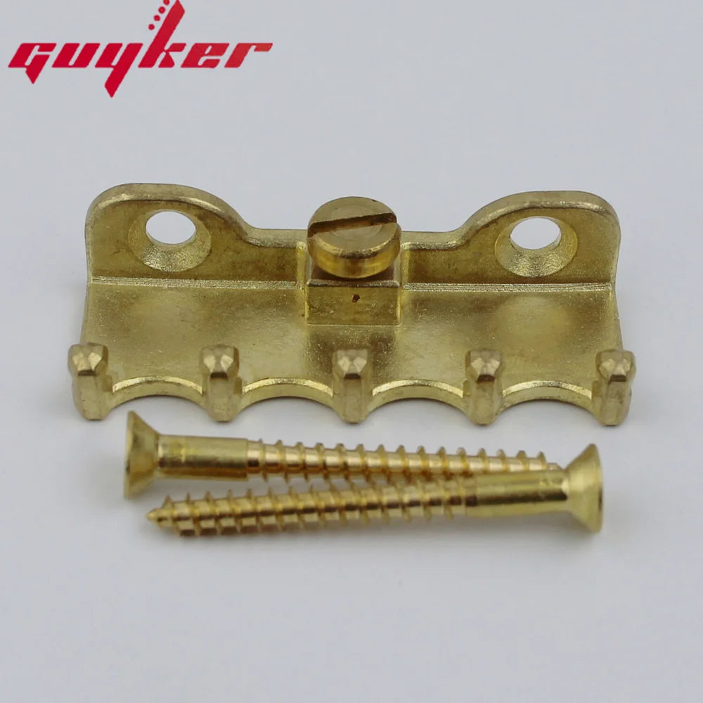 Electric Guitar Tremolo Bridge Spring Claw Full Solid Brass Hook With Screw Guyker