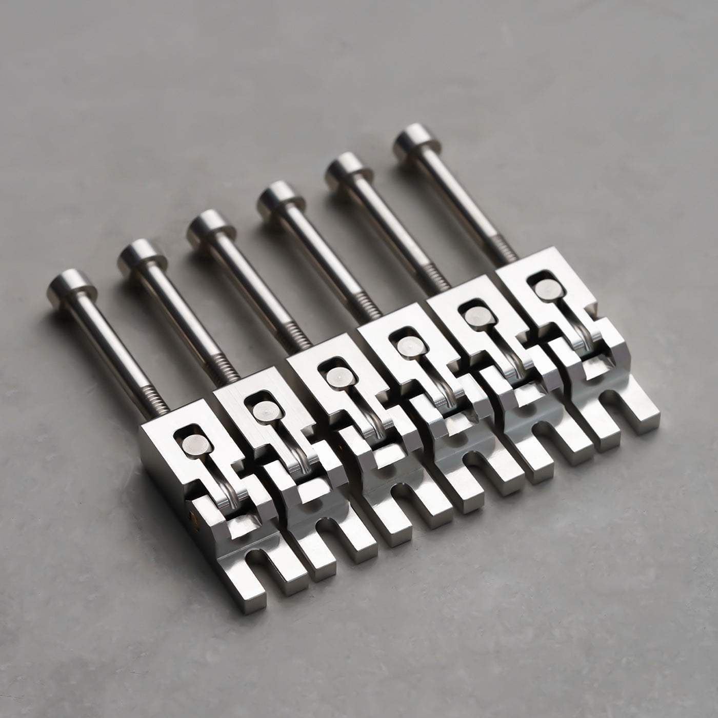 FR-SUS6ps Steel Bridge Saddles - Compatible with Floyd Rose FR Tremolo System - Guyker
