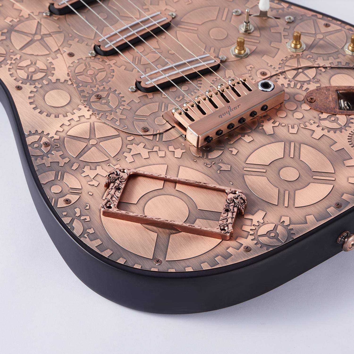 Flat Metal Humbucker Pickup Mounting Ring | Guyker