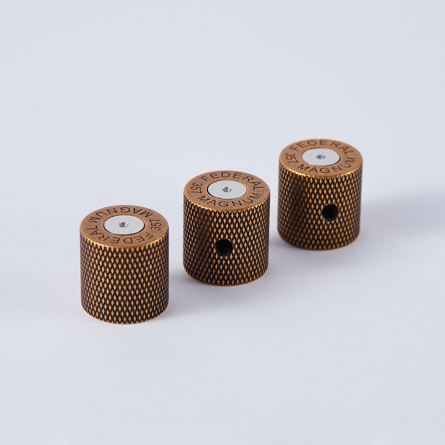 Flat Top Bronze/Antique Brass Bullet Case Control Knobs Dia. 6mm for Guitar & Bass | Guyker