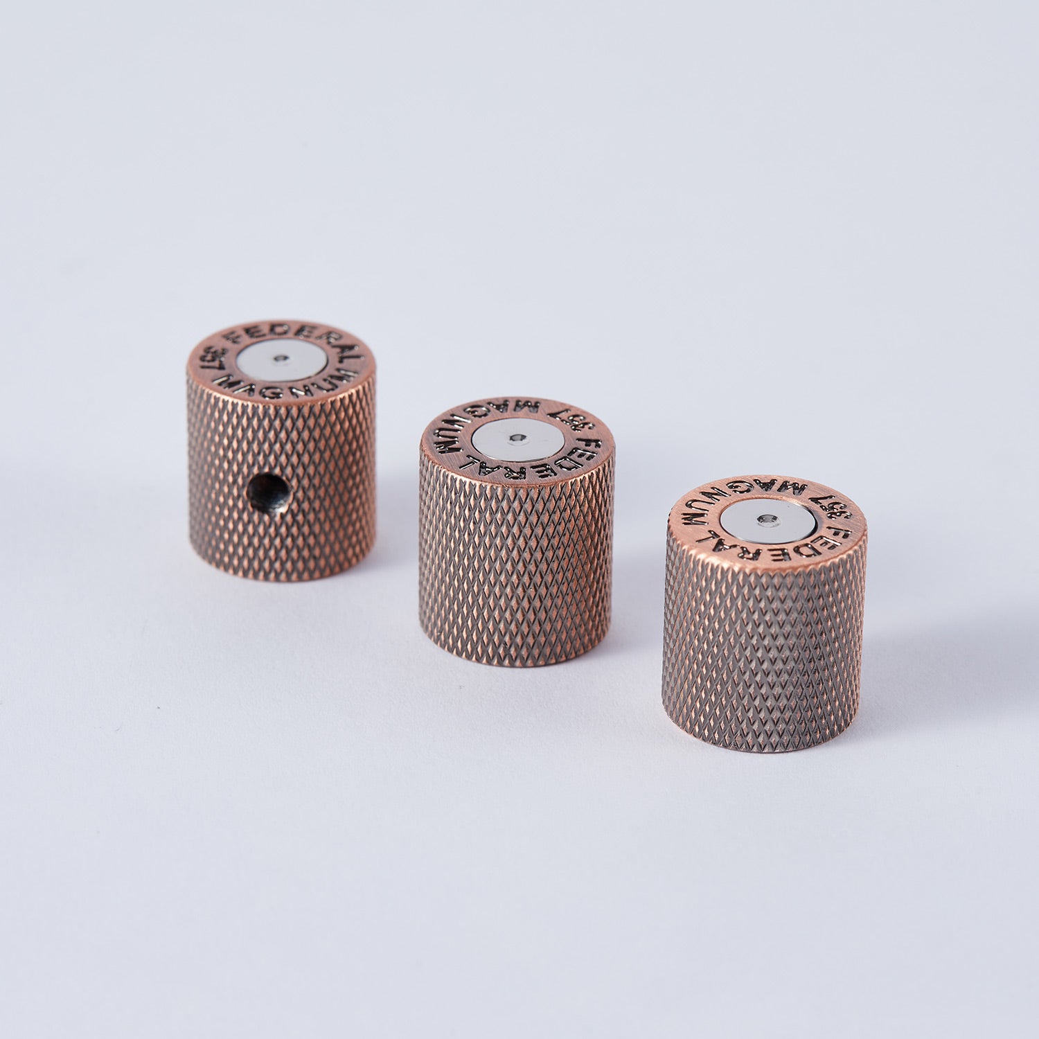 Flat Top Bronze/Antique Brass Bullet Case Control Knobs Dia. 6mm for Guitar & Bass | Guyker