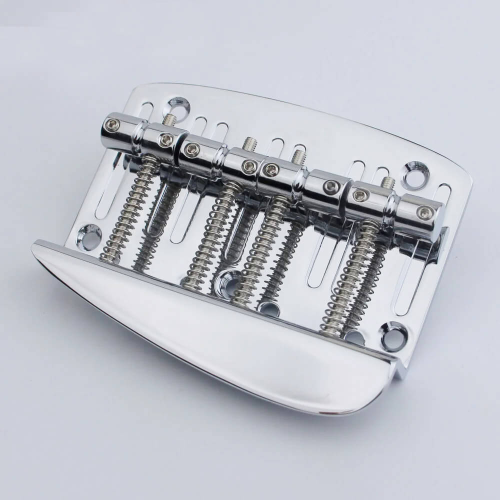 GB1020 4-String Hard Tail Fixed Brass Bass Bridge