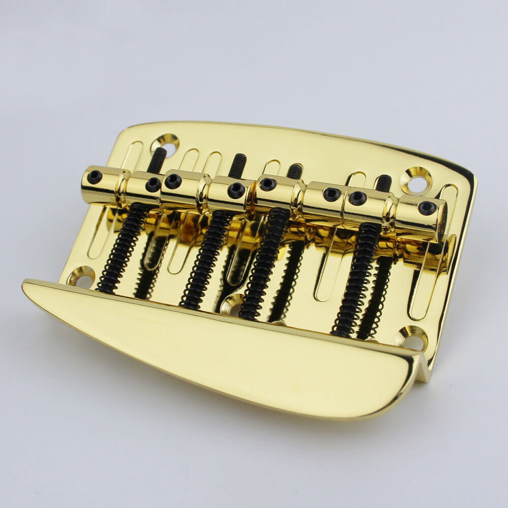 GB1020 4-String Hard Tail Fixed Brass Bass Bridge