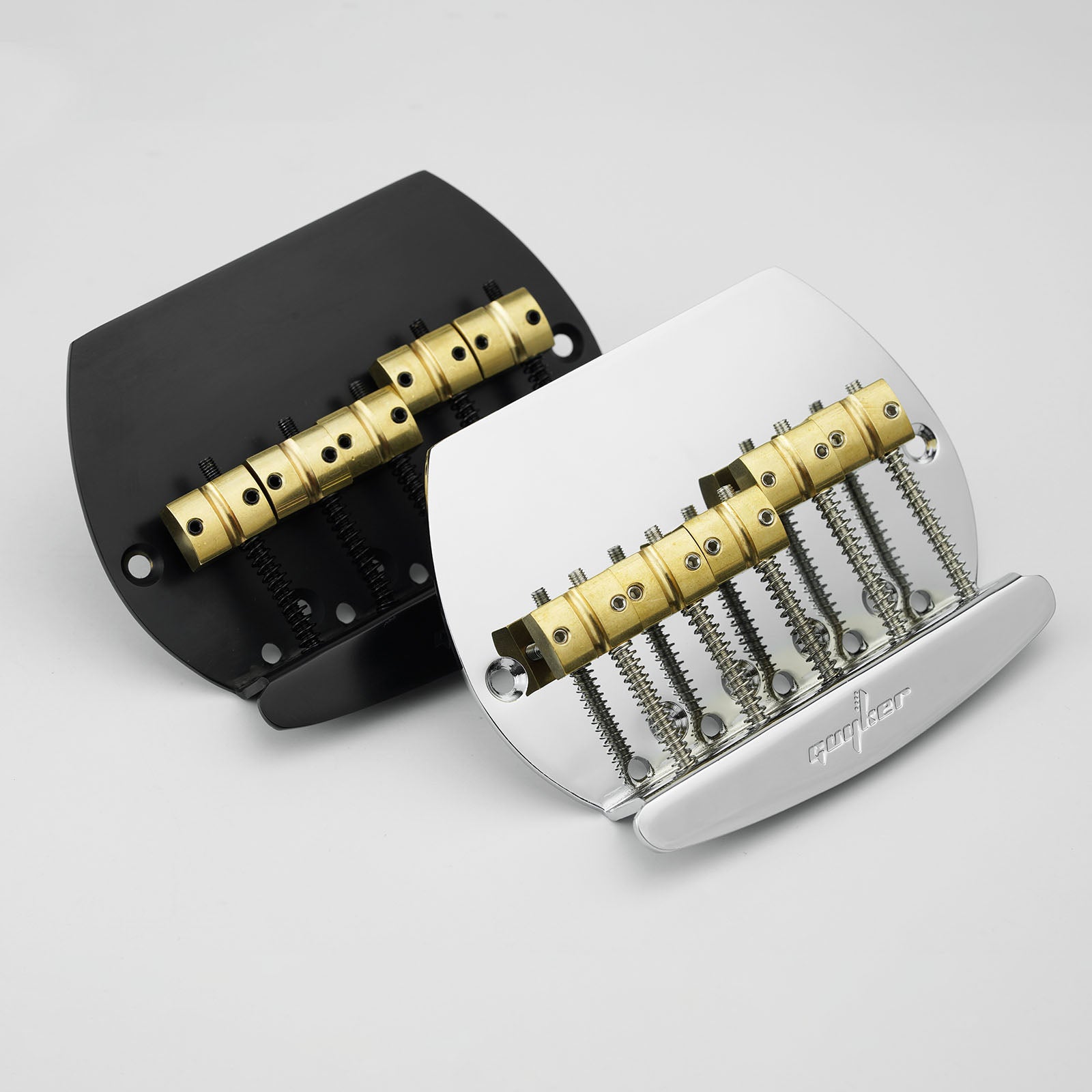 Guyker GB1028 5-String Bass Bridge with Brass Saddles