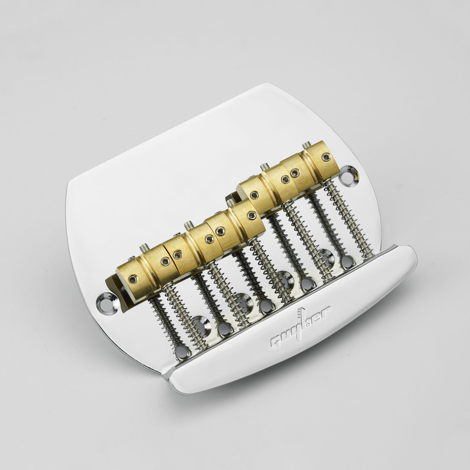 Guyker GB1028 5-String Bass Bridge with Brass Saddles