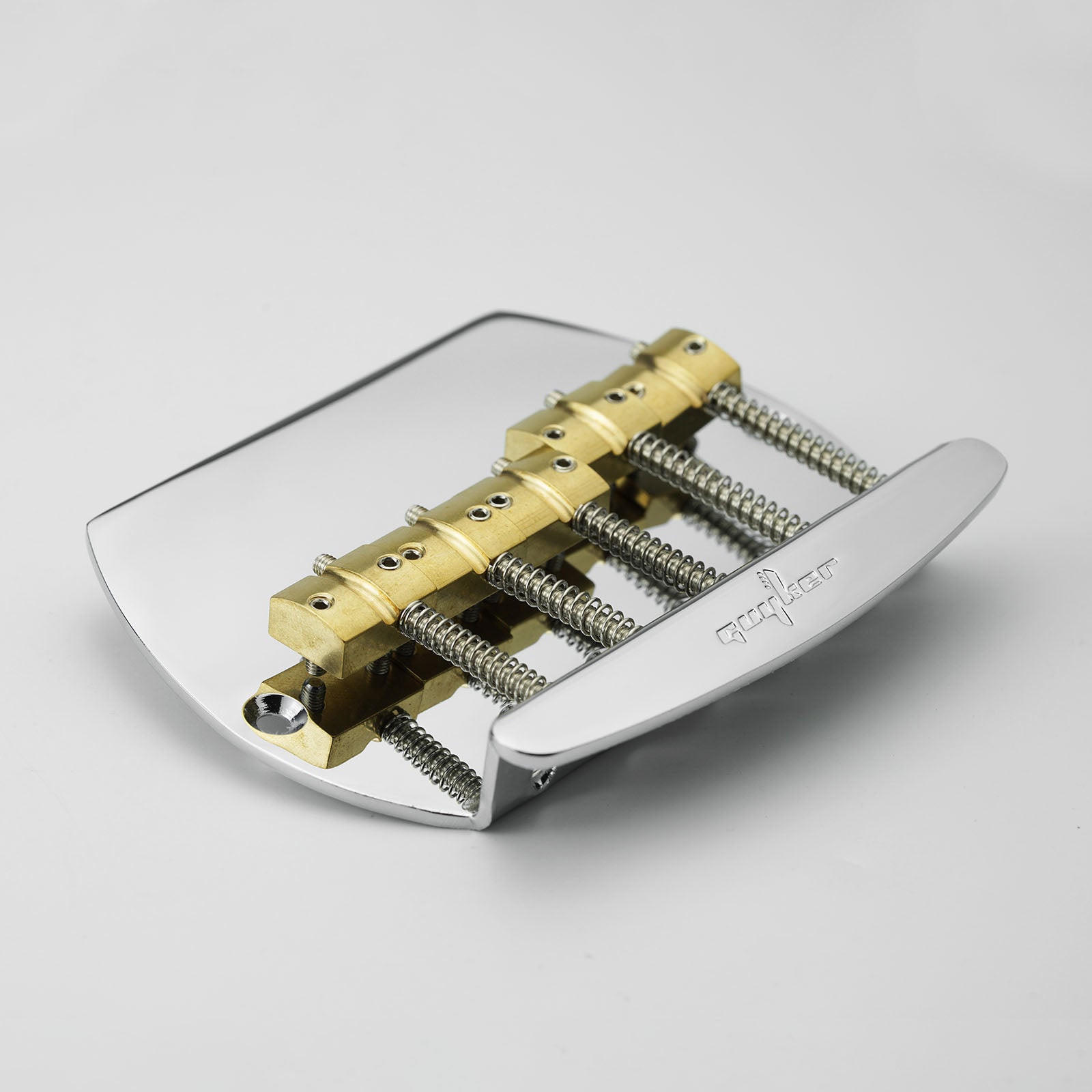 Guyker GB1028 5-String Bass Bridge with Brass Saddles