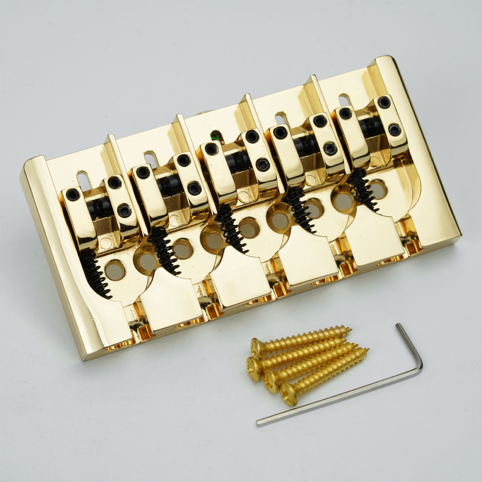 Guyker GB507 5 String A Style Bass Bridge Black Base
