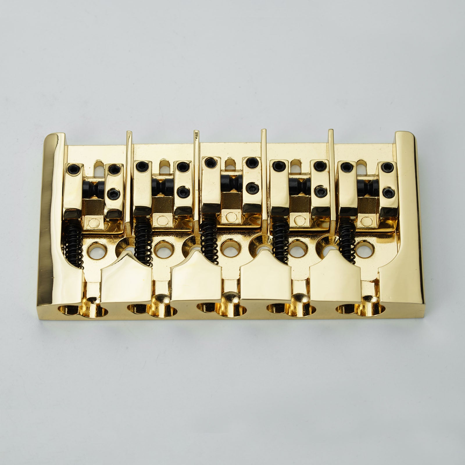 Guyker GB507 5 String A Style Bass Bridge Black Base