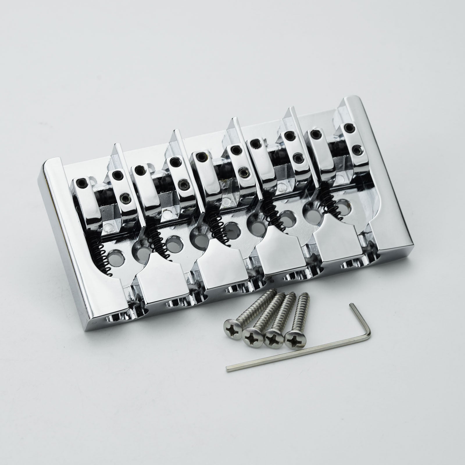 Guyker GB507 5 String A Style Bass Bridge Black Base