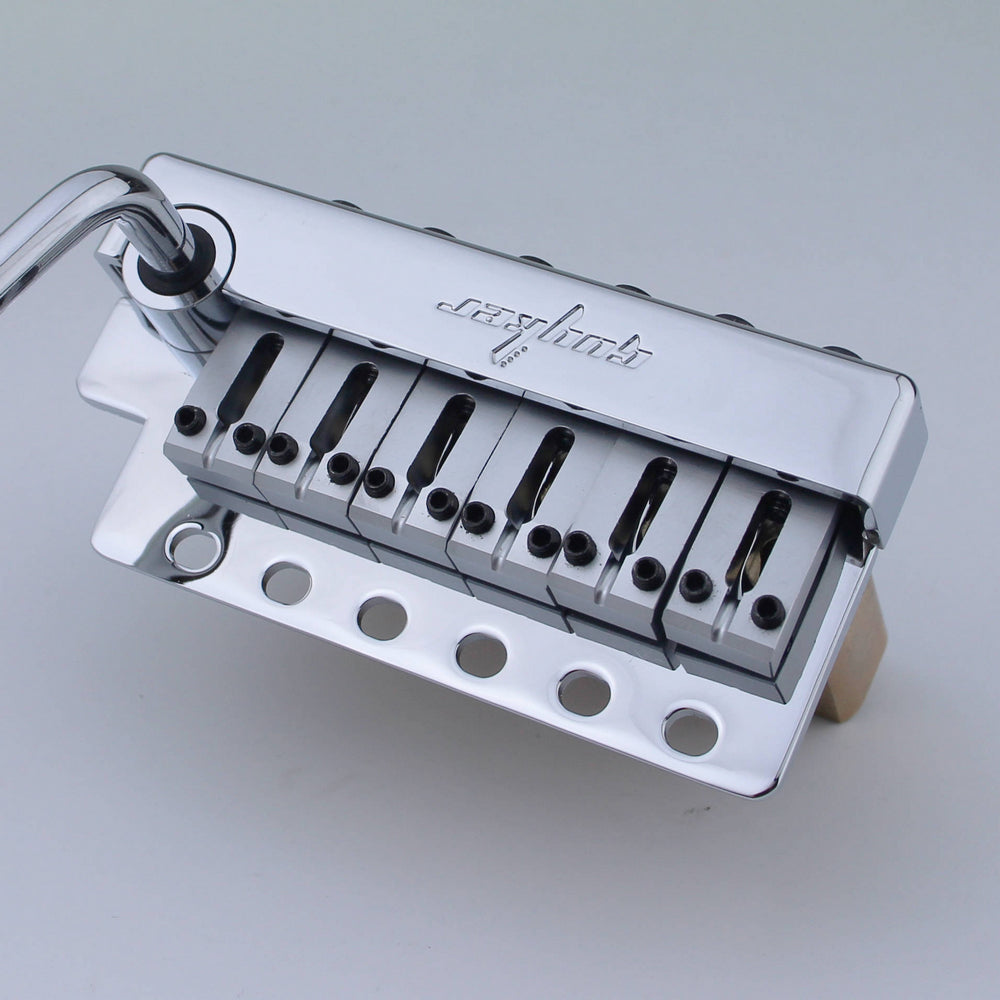 Guyker Guitar Tremolo Bridge String Spacing 10.8MM with Brass Saddle and Brass Block GG1009A