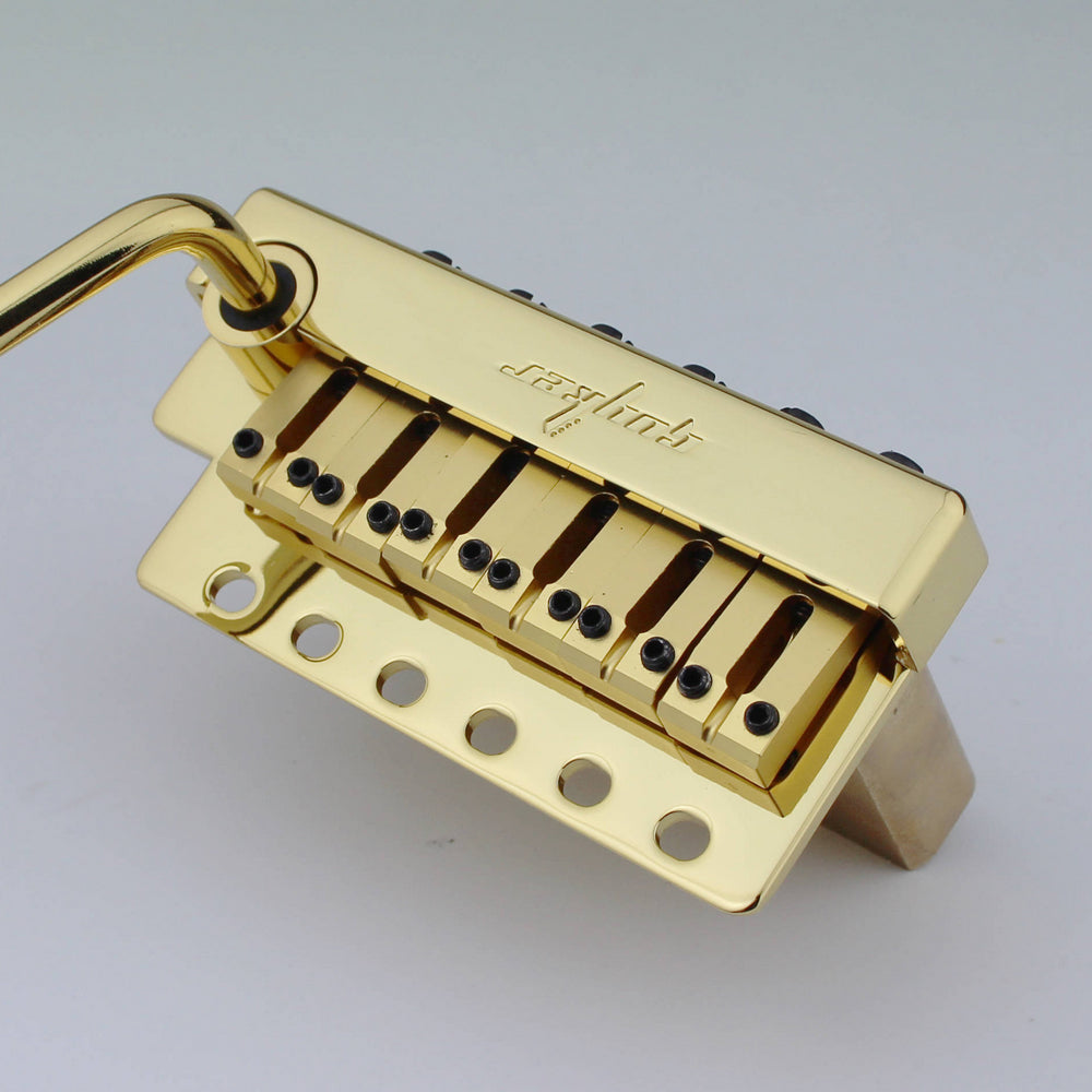Guyker Guitar Tremolo Bridge String Spacing 10.8MM with Brass Saddle and Brass Block GG1009A