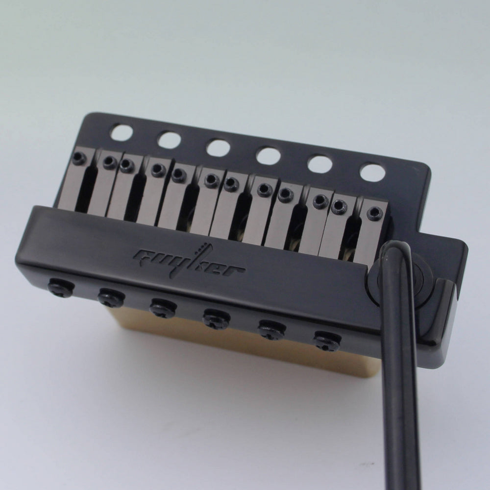 Guyker Guitar Tremolo Bridge String Spacing 10.8MM with Brass Saddle and Brass Block GG1009A