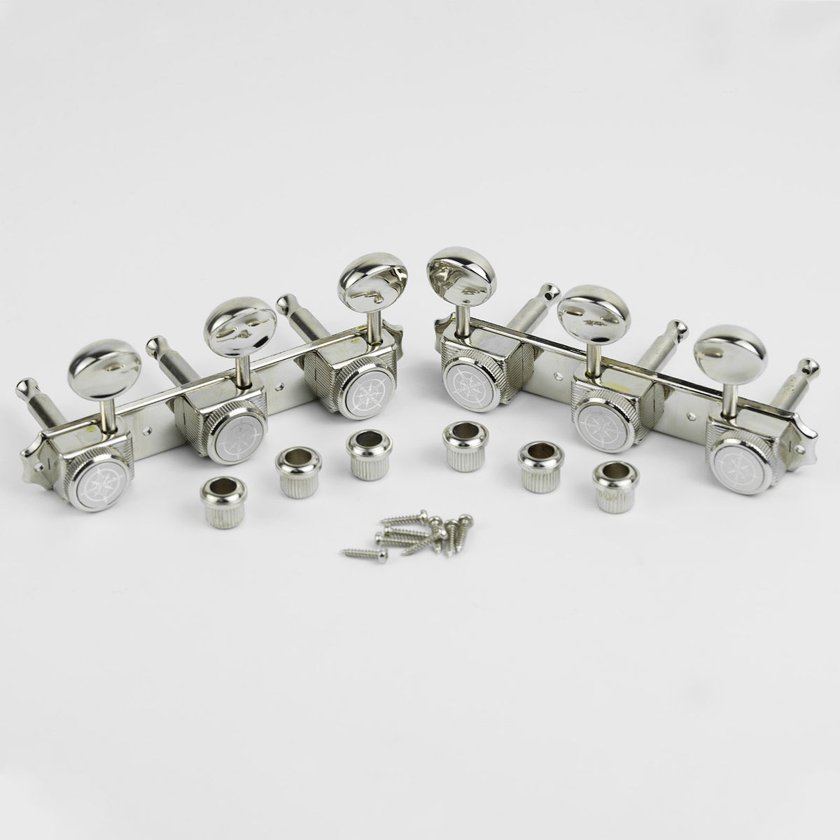 GK-15NSP Nickel Locking Tuning Pegs 3R+3L Machine Heads