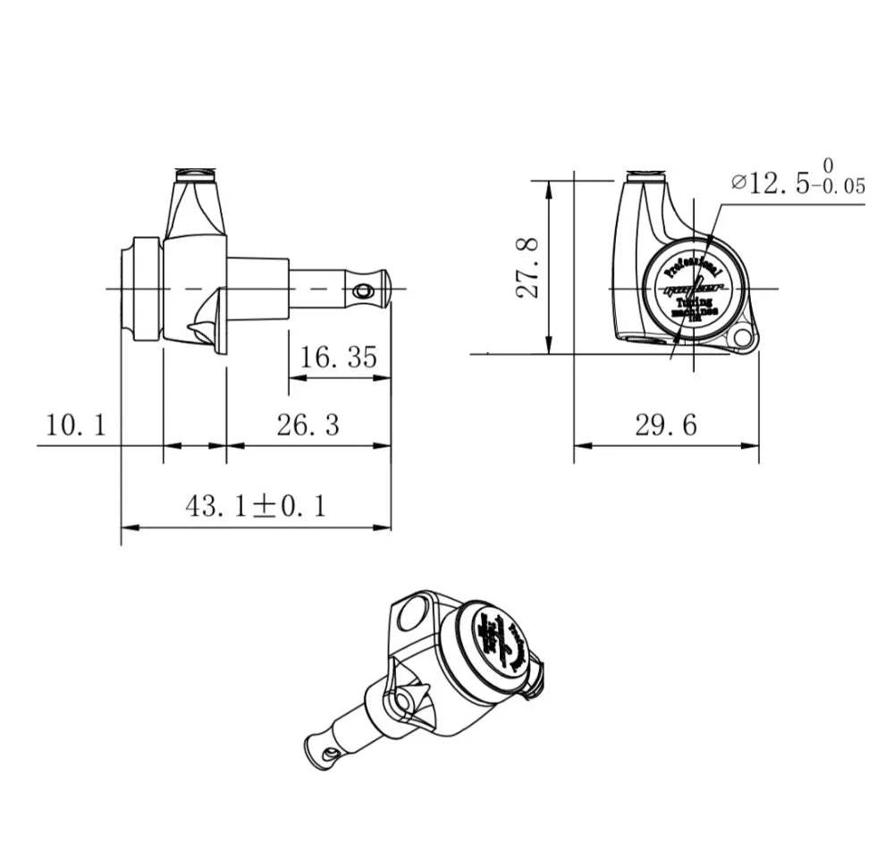 GK-510D4SP tuners Gear ratio 1:21 Lock String for LP SG Electric Guitars