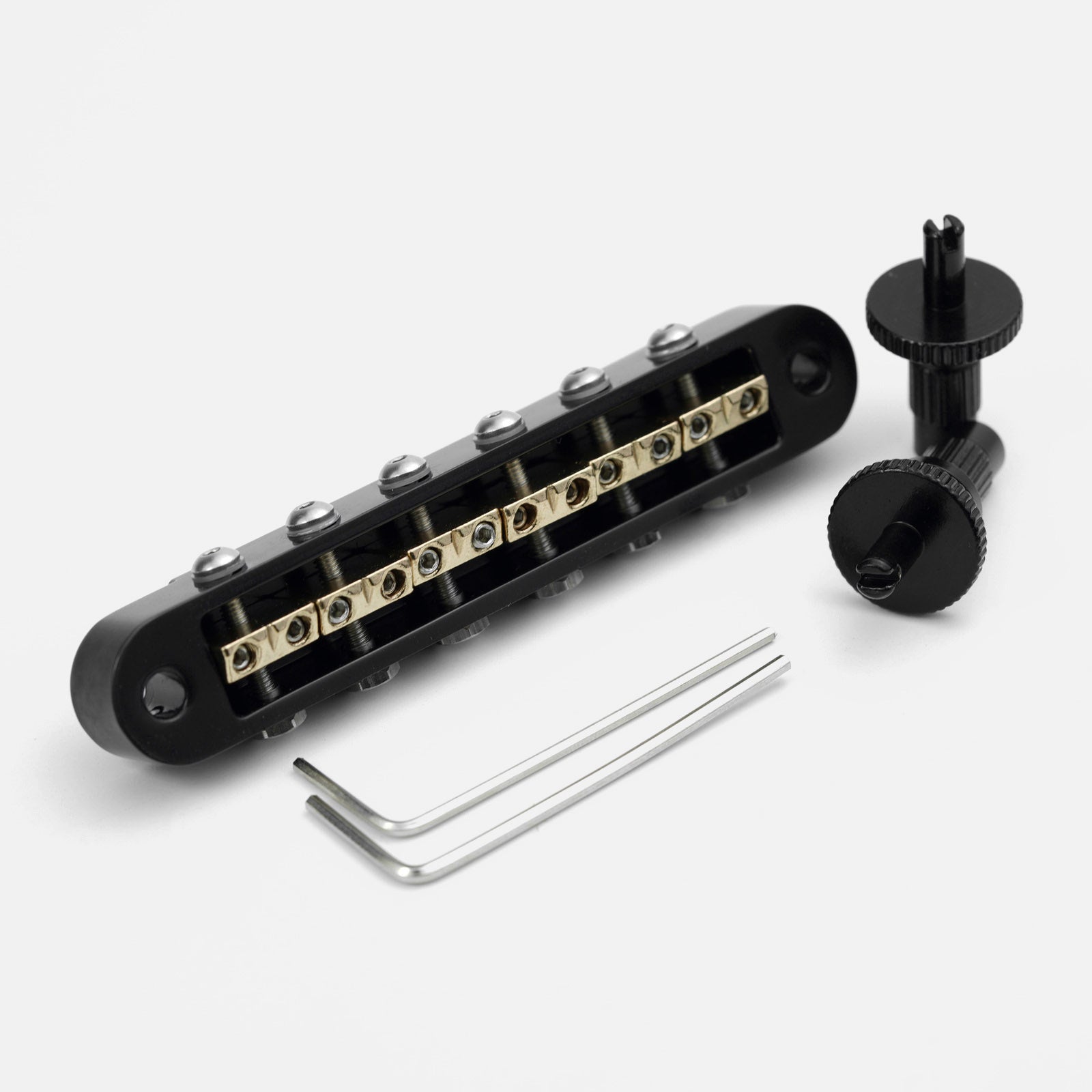 Guyker GM009-5 Adjustable Saddle Radius Tune-O-Matic Bridge for Electric Guitar6