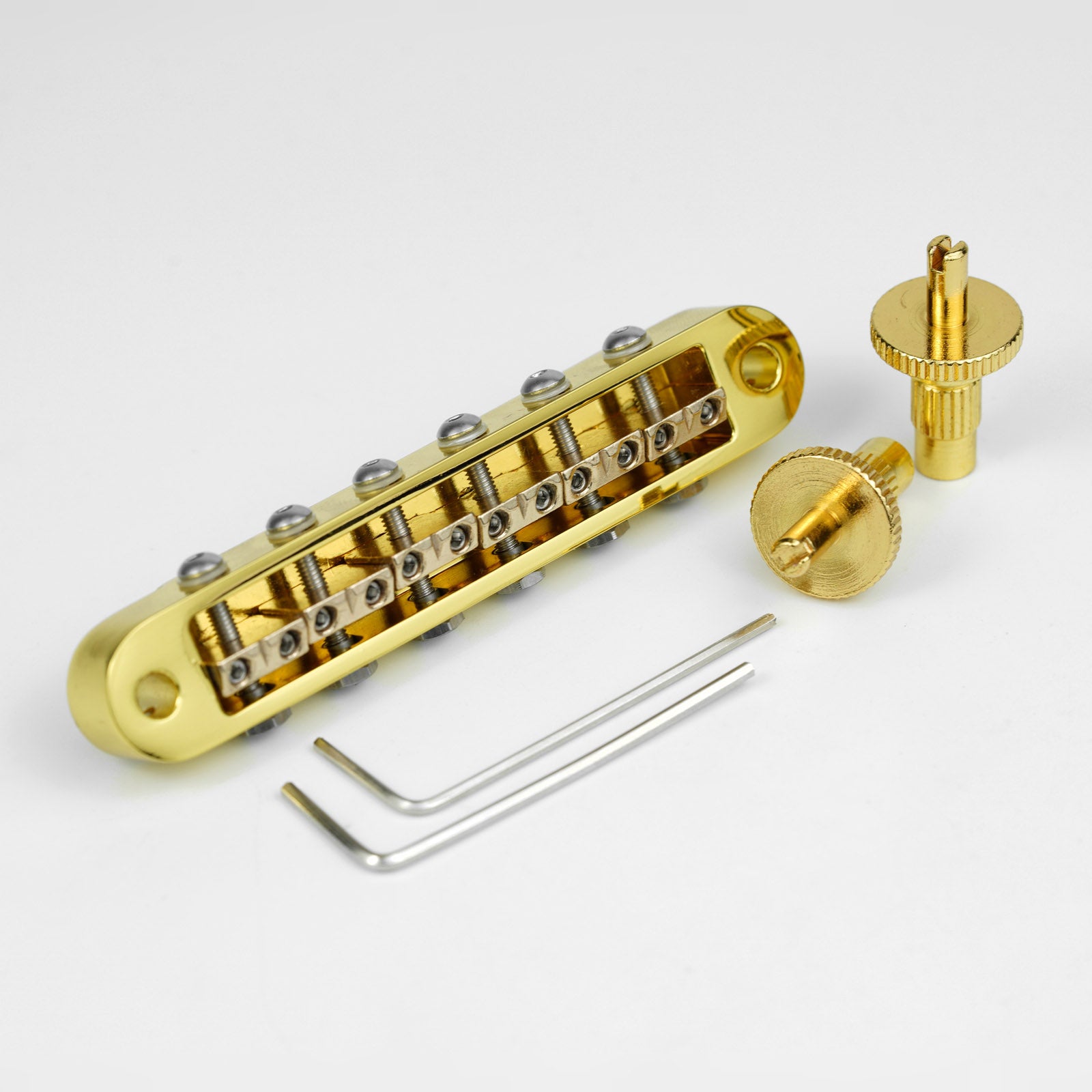 Guyker GM009-5 Adjustable Saddle Radius Tune-O-Matic Bridge for Electric Guitar7