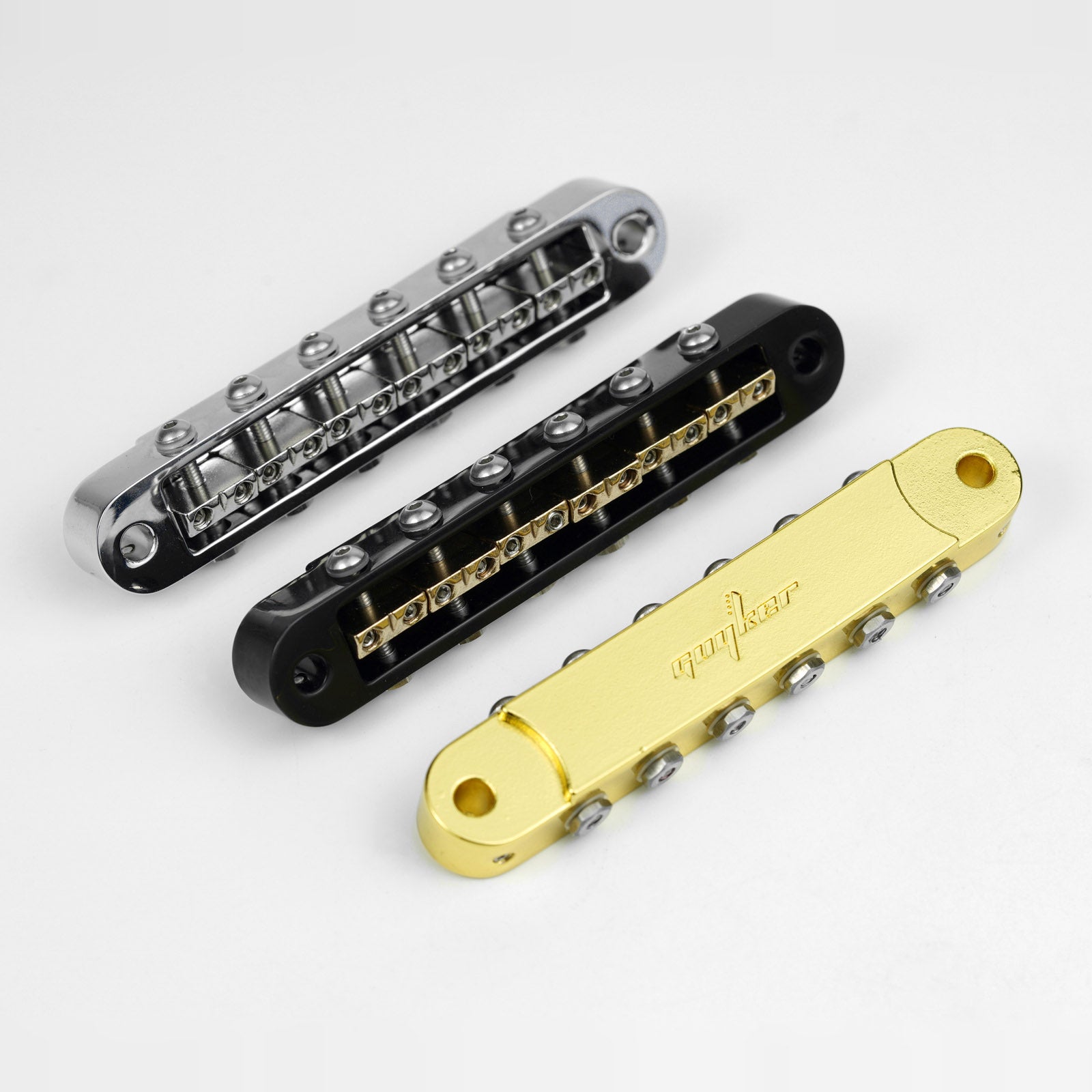 Guyker GM009-5 Adjustable Saddle Radius Tune-O-Matic Bridge for Electric Guitar14