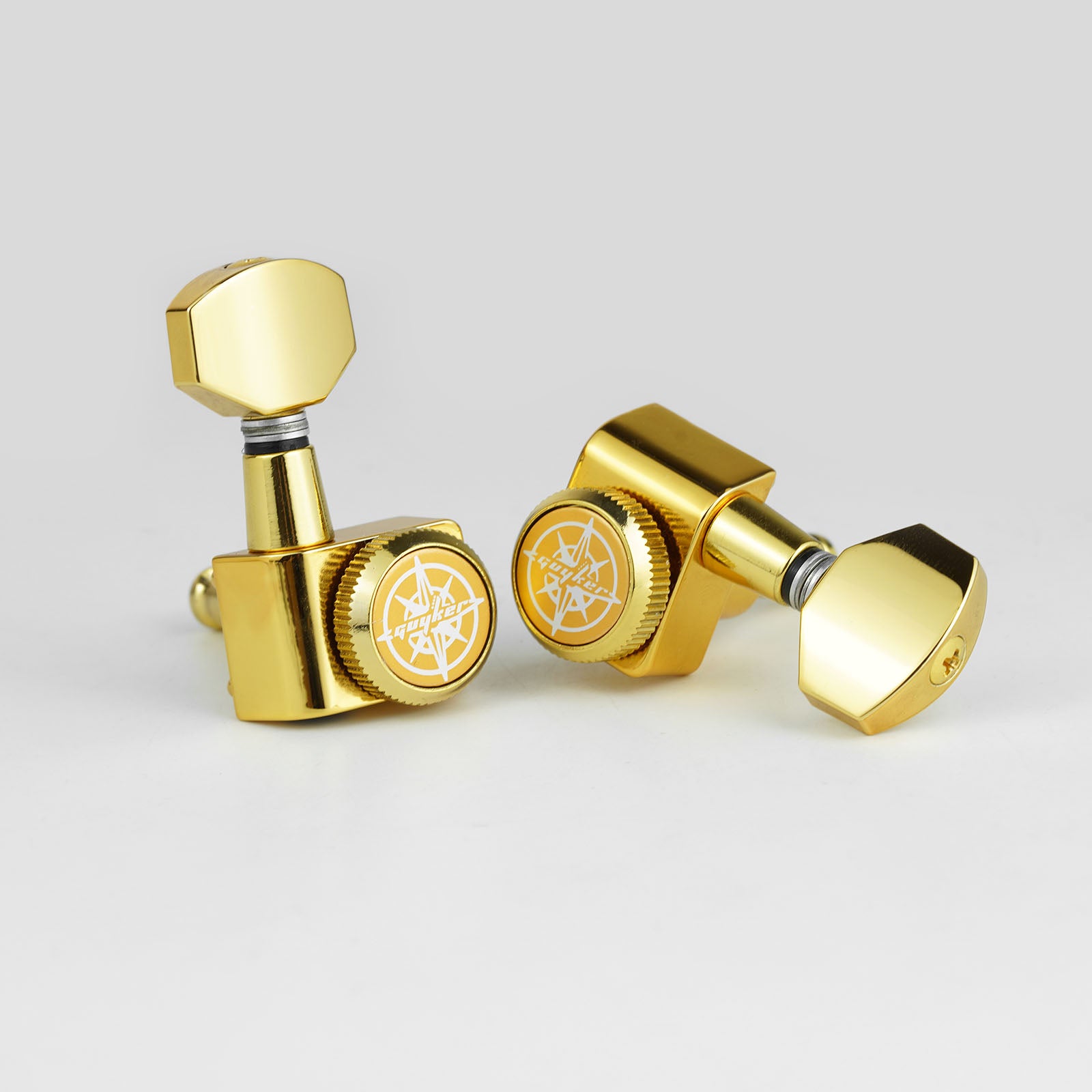 GUYKER GK-D-434SP Dopamine Color 6R In-line No Screws Locking Tuning Key Pegs - Guyker