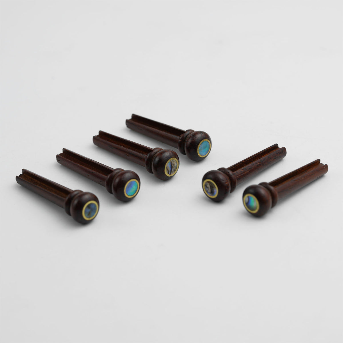 Guyker GX015 Wooden Acoustic Guitar Bridge Pins with Abalone Inlays