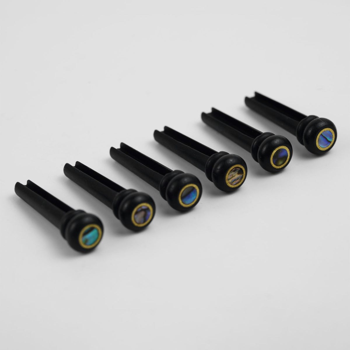 Guyker GX015 Wooden Acoustic Guitar Bridge Pins with Abalone Inlays