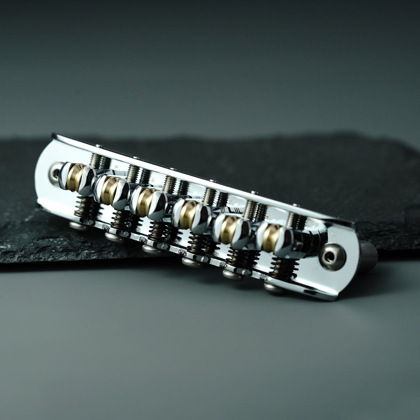 Puente de Guitarra-Nuevo-001 Puente Rodillo de 6 Cuerdas para Jazzmaster Radio de 9.5"