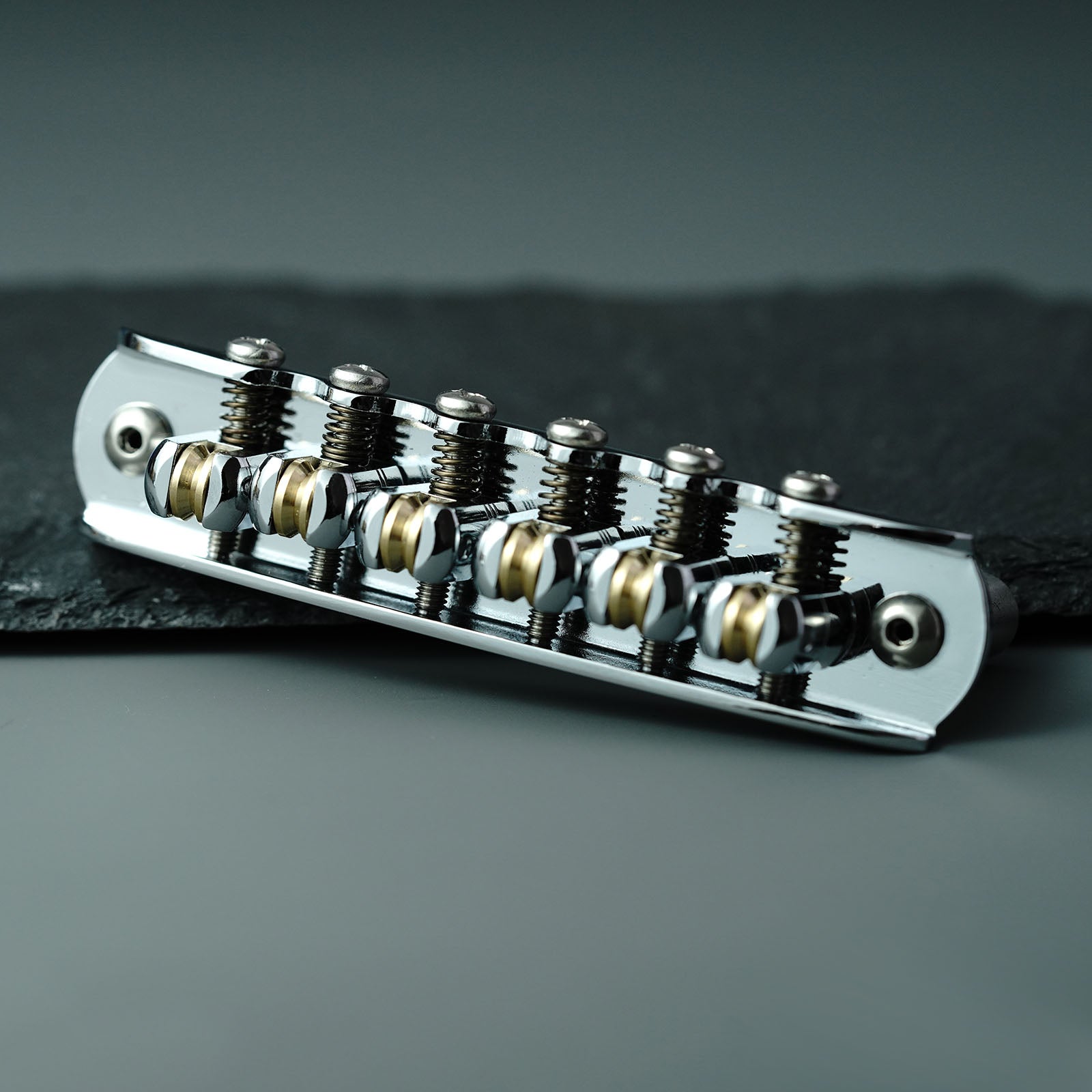 Puente de Guitarra-Nuevo-001 Puente Rodillo de 6 Cuerdas para Jazzmaster Radio de 9.5"