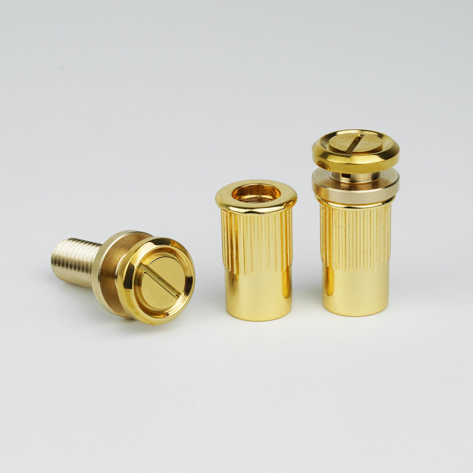 Guitar Bridge Stud Screws – Brass & Steel Set | Guyker