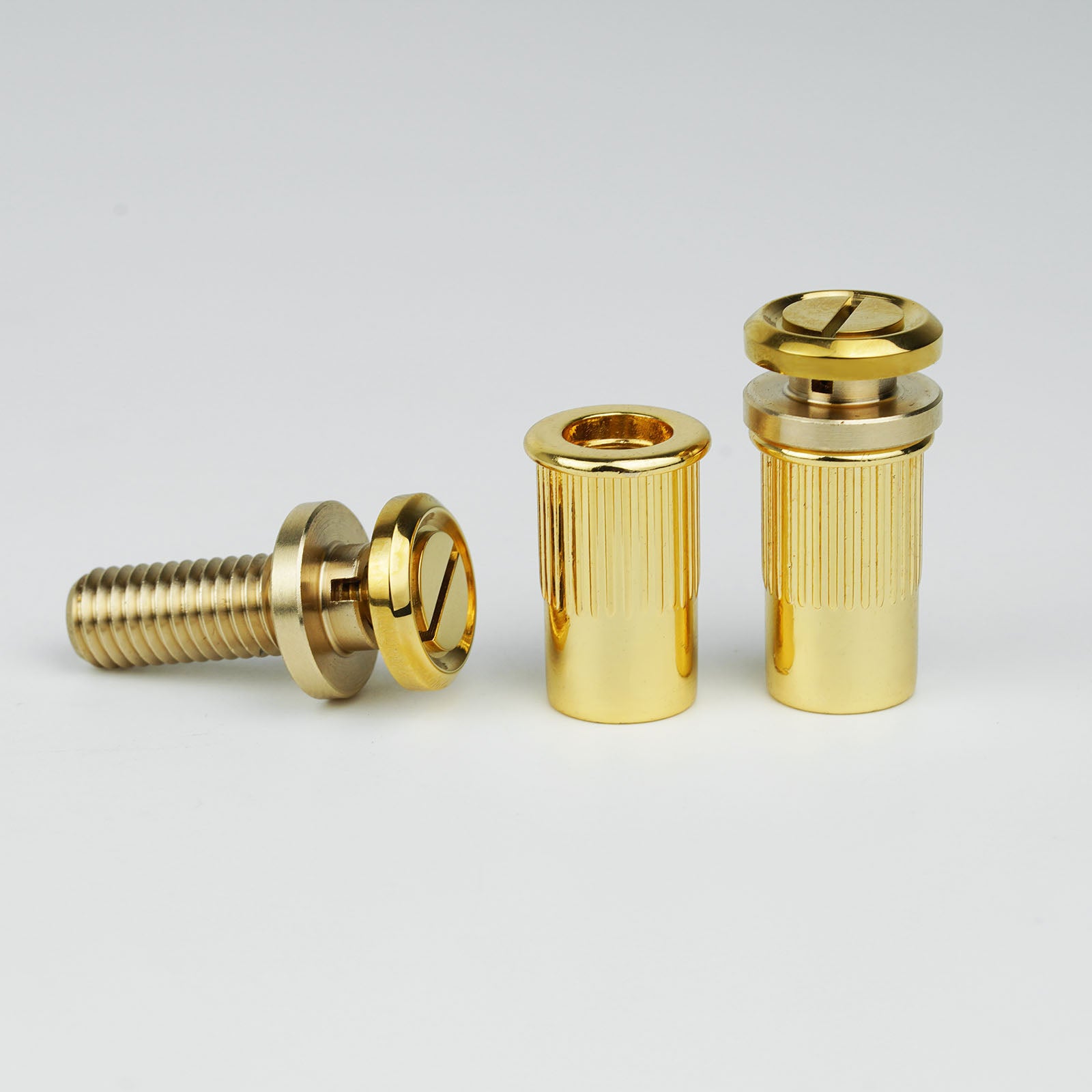 Guitar Bridge Stud Screws – Brass & Steel Set | Guyker