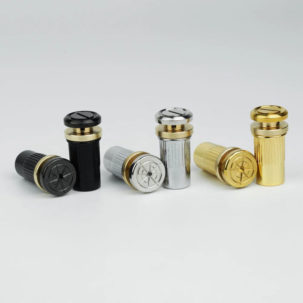 Guitar Bridge Stud Screws Brass & Steel Set | Guyker