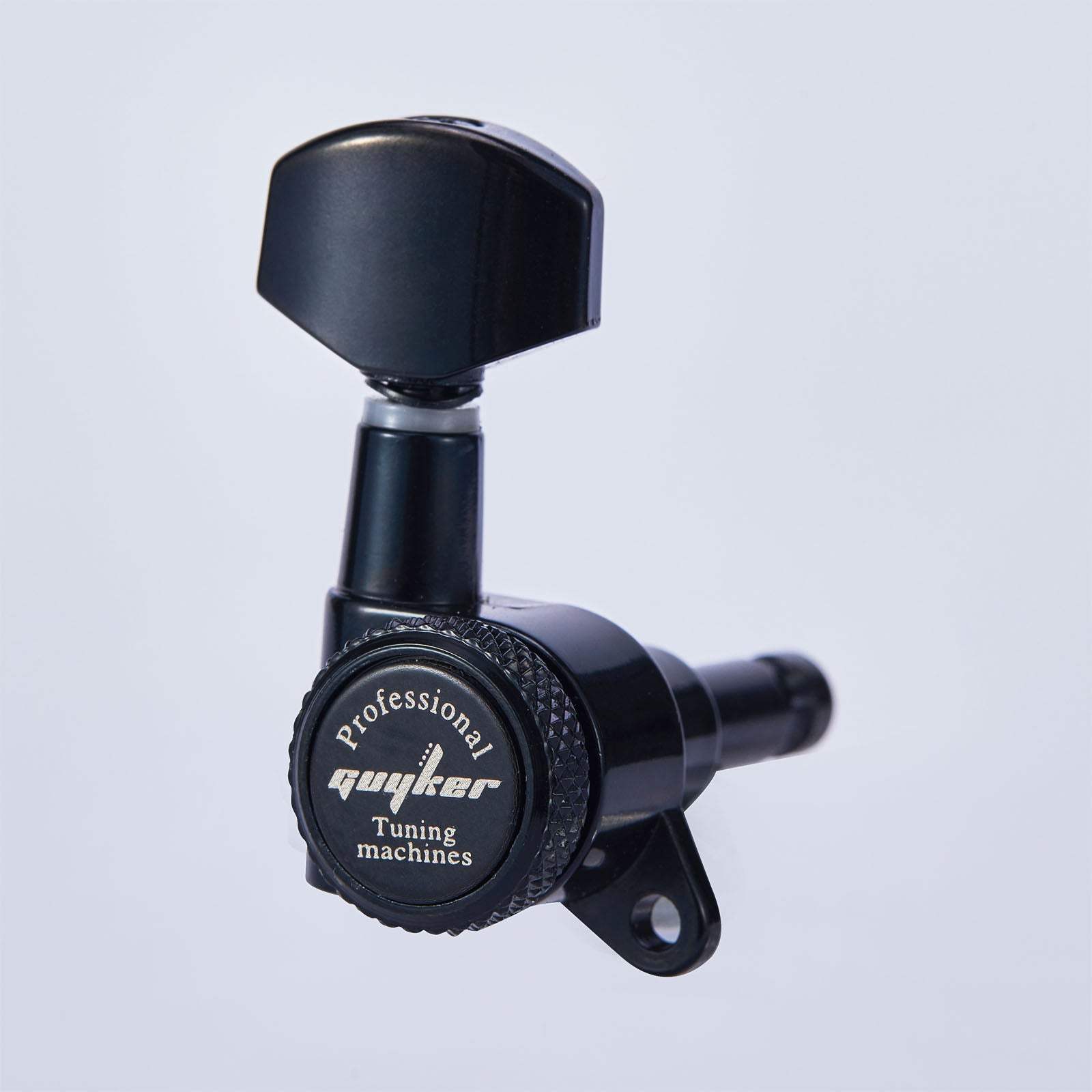 Guitar Locking Tuners 3R+3L Layout 1:18 Gear Precision Set Guyker