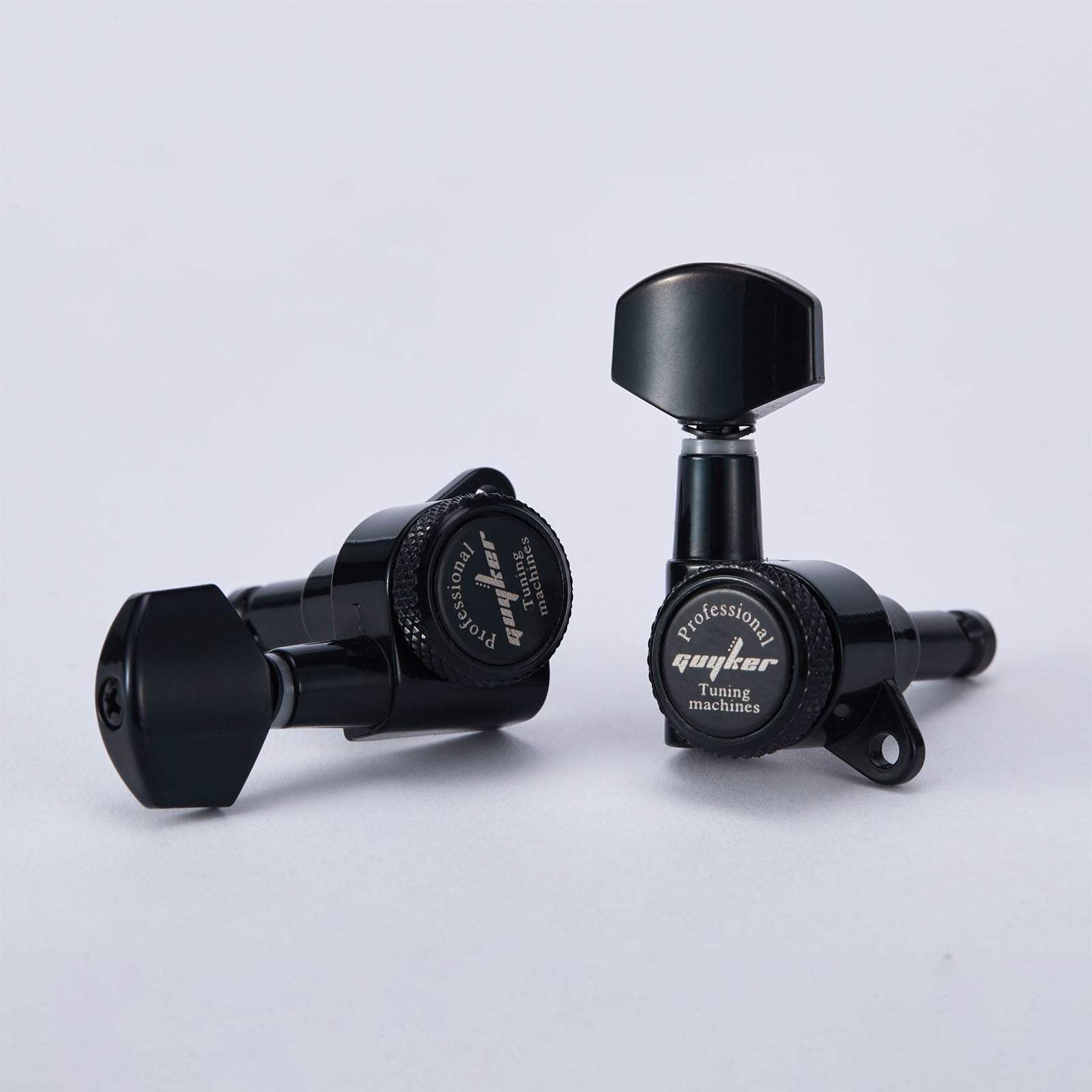 Guitar Locking Tuners 3R+3L Layout 1:18 Gear Precision Set Guyker