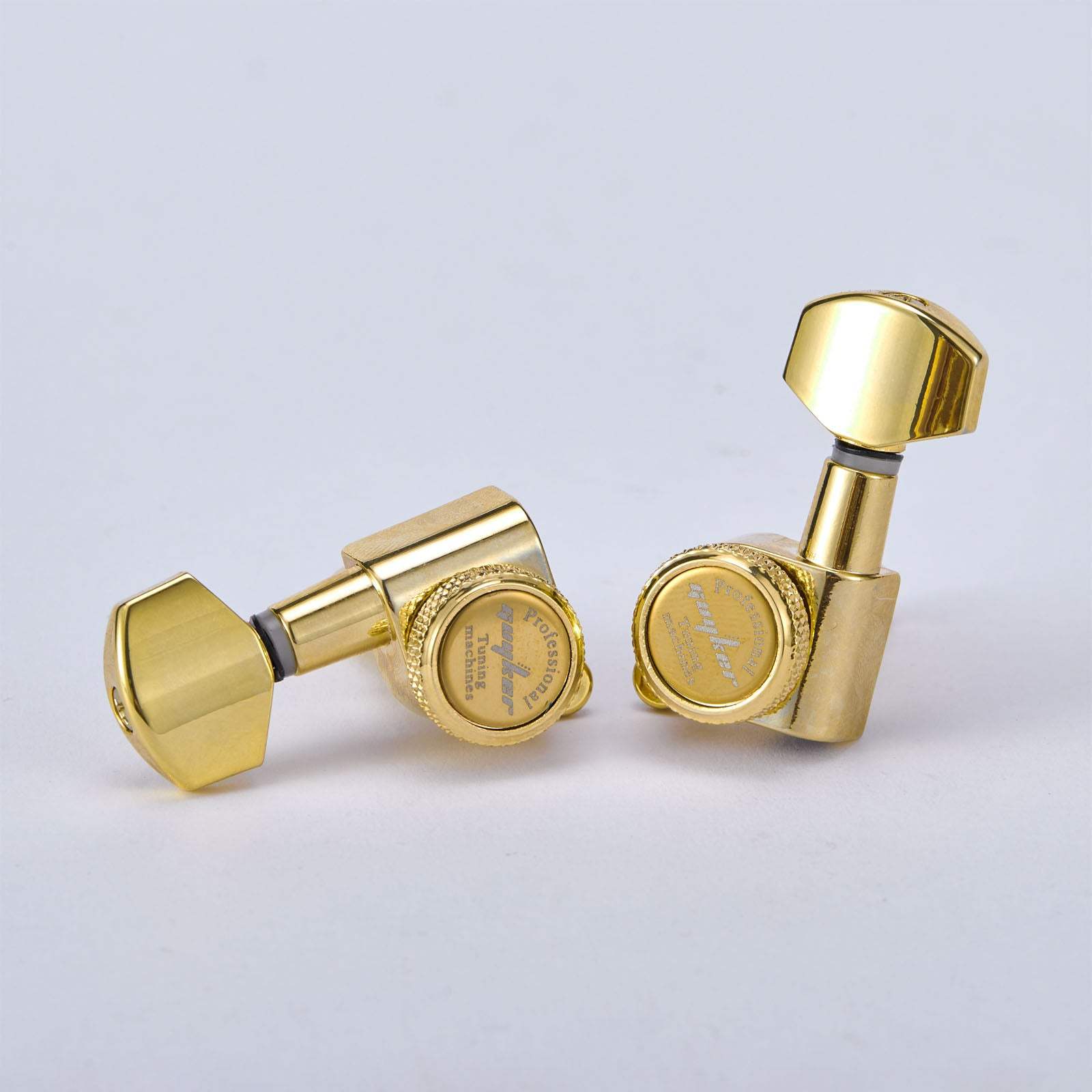 Guitar Locking Tuners 3R+3L Layout 1:18 Gear Precision Set Guyker