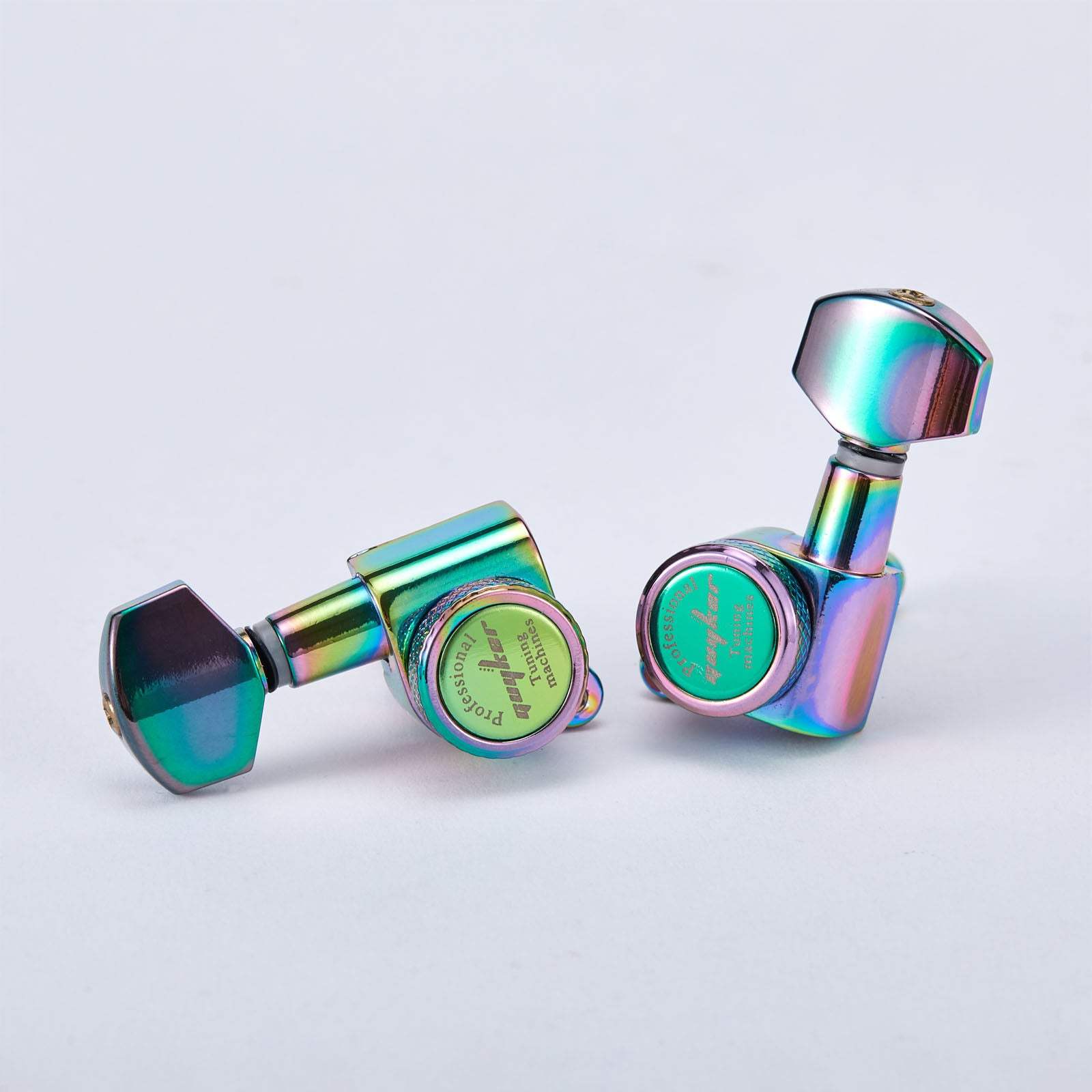 Guitar Locking Tuners 3R+3L Layout 1:18 Gear Precision Set Guyker