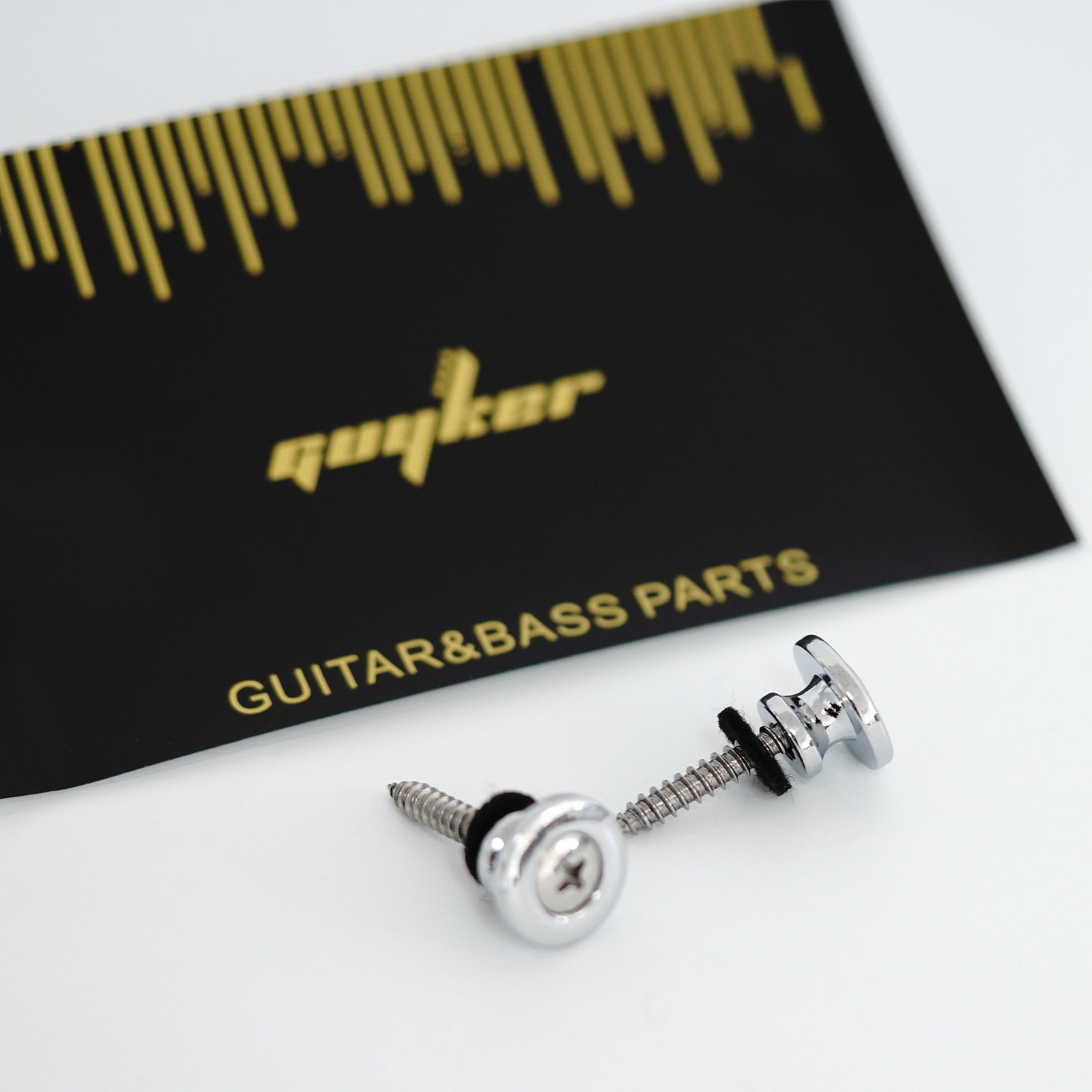Guitar Strap Buttons – Zinc Alloy Set of 2 with Screws | Guyker