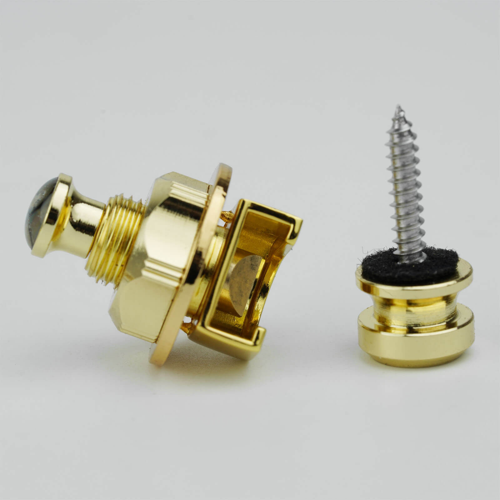 Guitar Strap Locks – Secure Metal Strap Button Set | Guyker