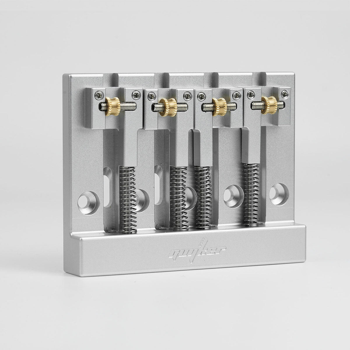 Guyker GBA-406 CNC 4-String Bass Bridge in Aerospace Aluminum Alloy for Bass Guitar