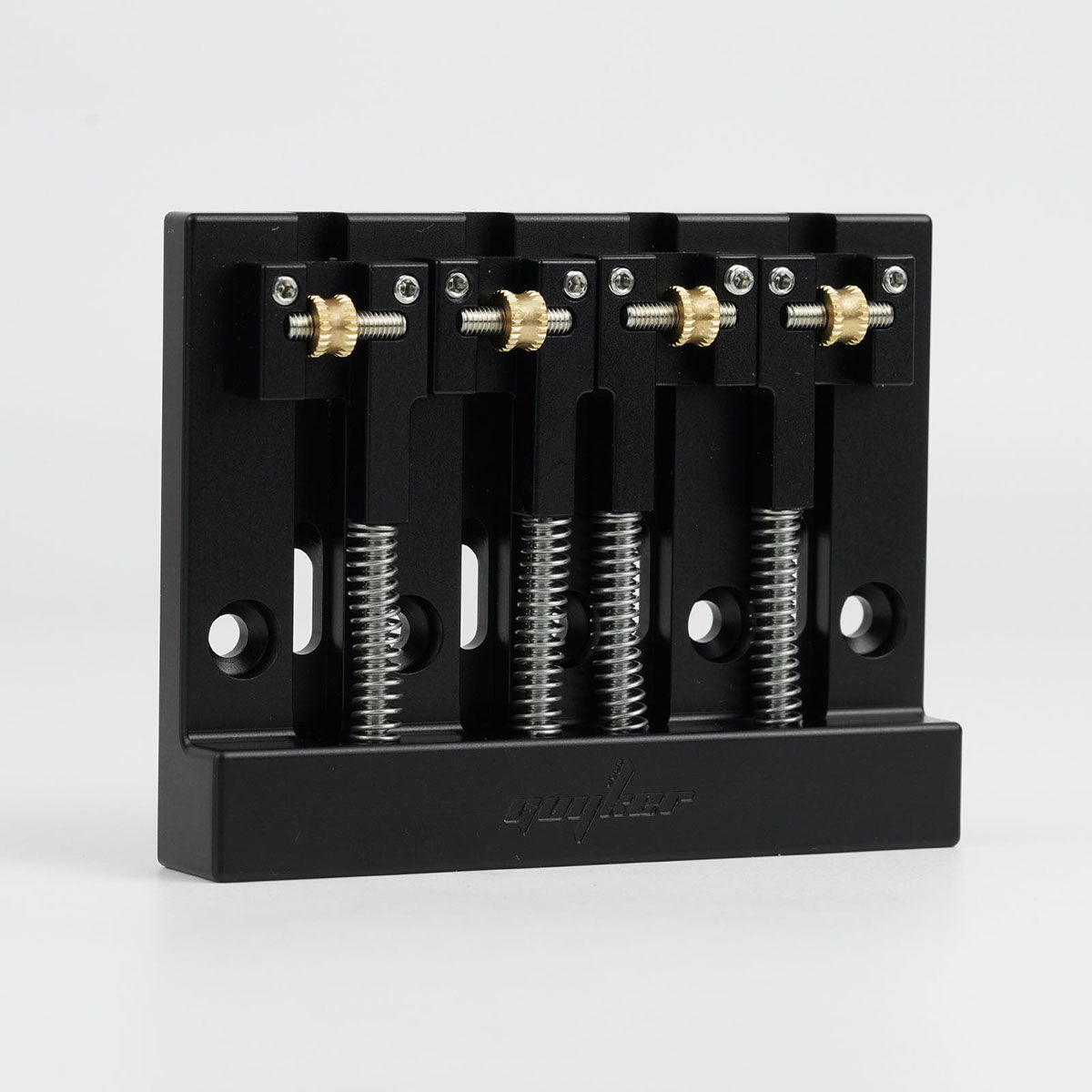 Guyker GBA-406 CNC 4-String Bass Bridge in Aerospace Aluminum Alloy for Bass Guitar