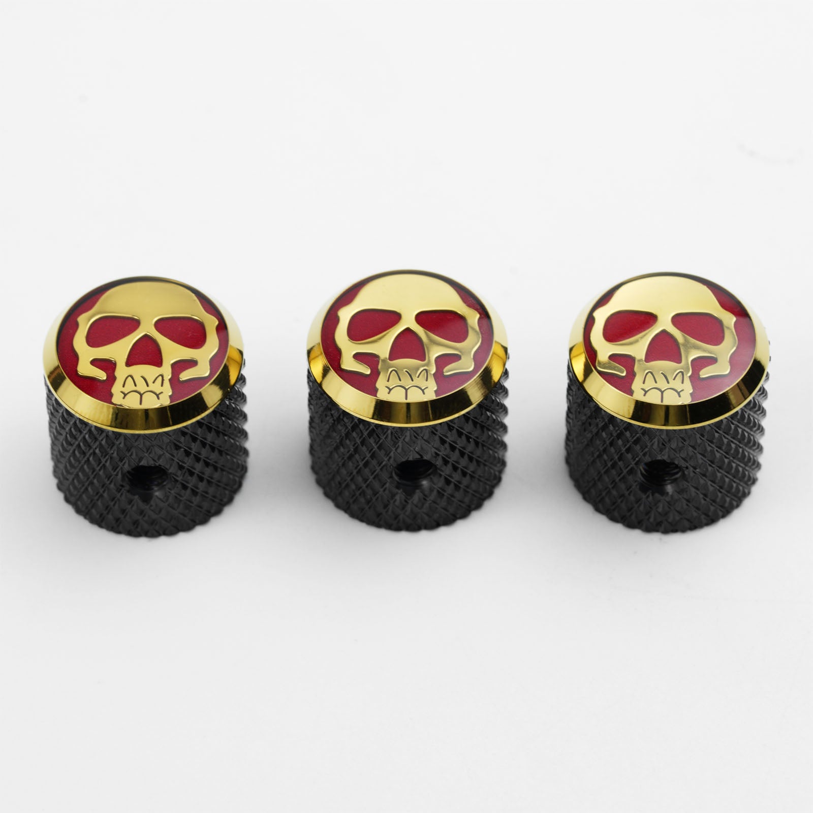 Boutons de contrôle de guitare en acier inoxydable CNC Guyker CKB003 pour guitare électrique et basse