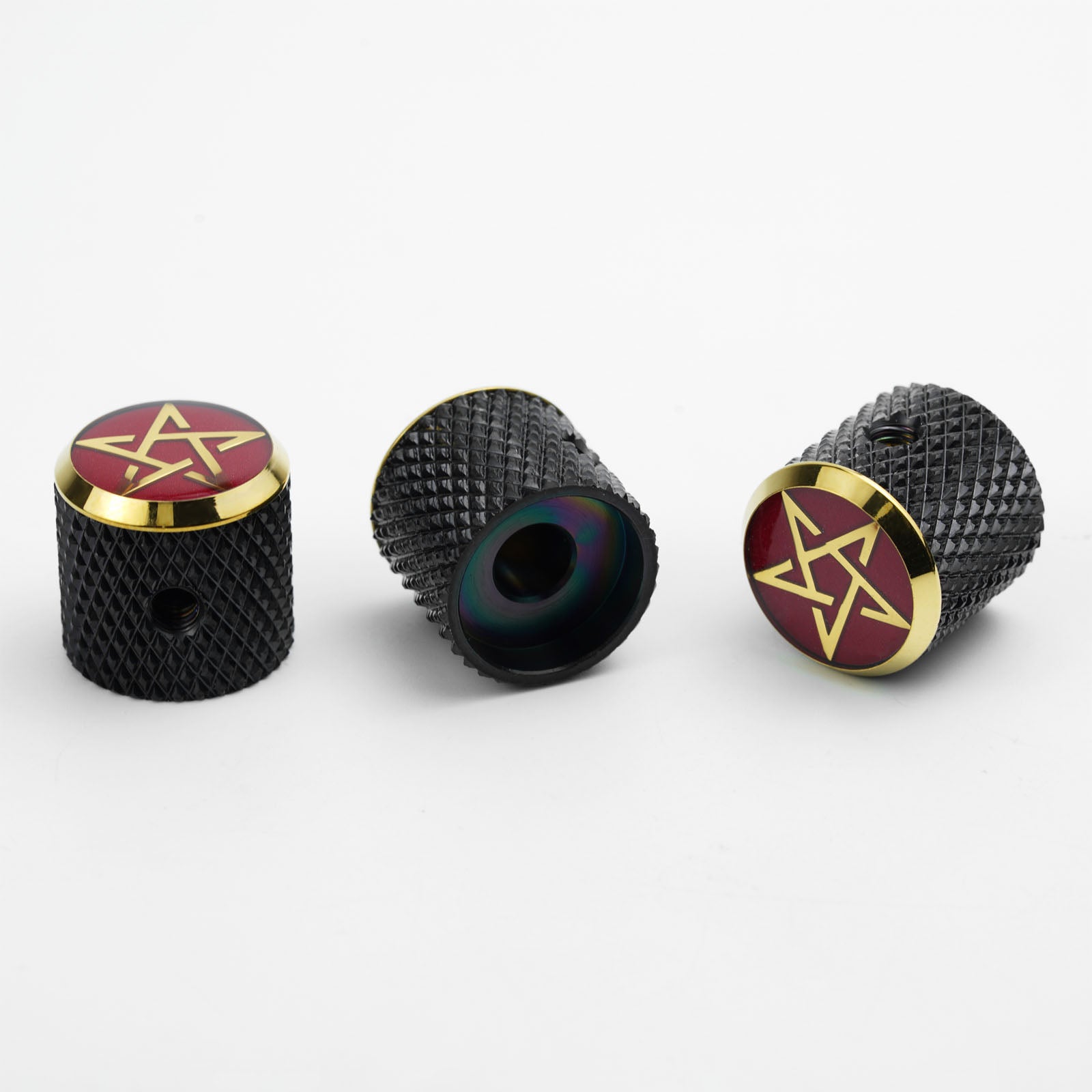 Boutons de contrôle de guitare en acier inoxydable CNC Guyker CKB003 pour guitare électrique et basse